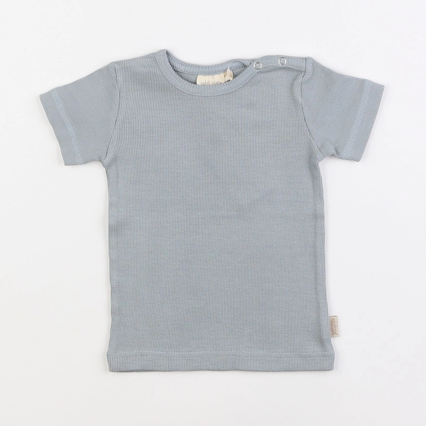 Petit Piao - tee-shirt bleu - 12 mois