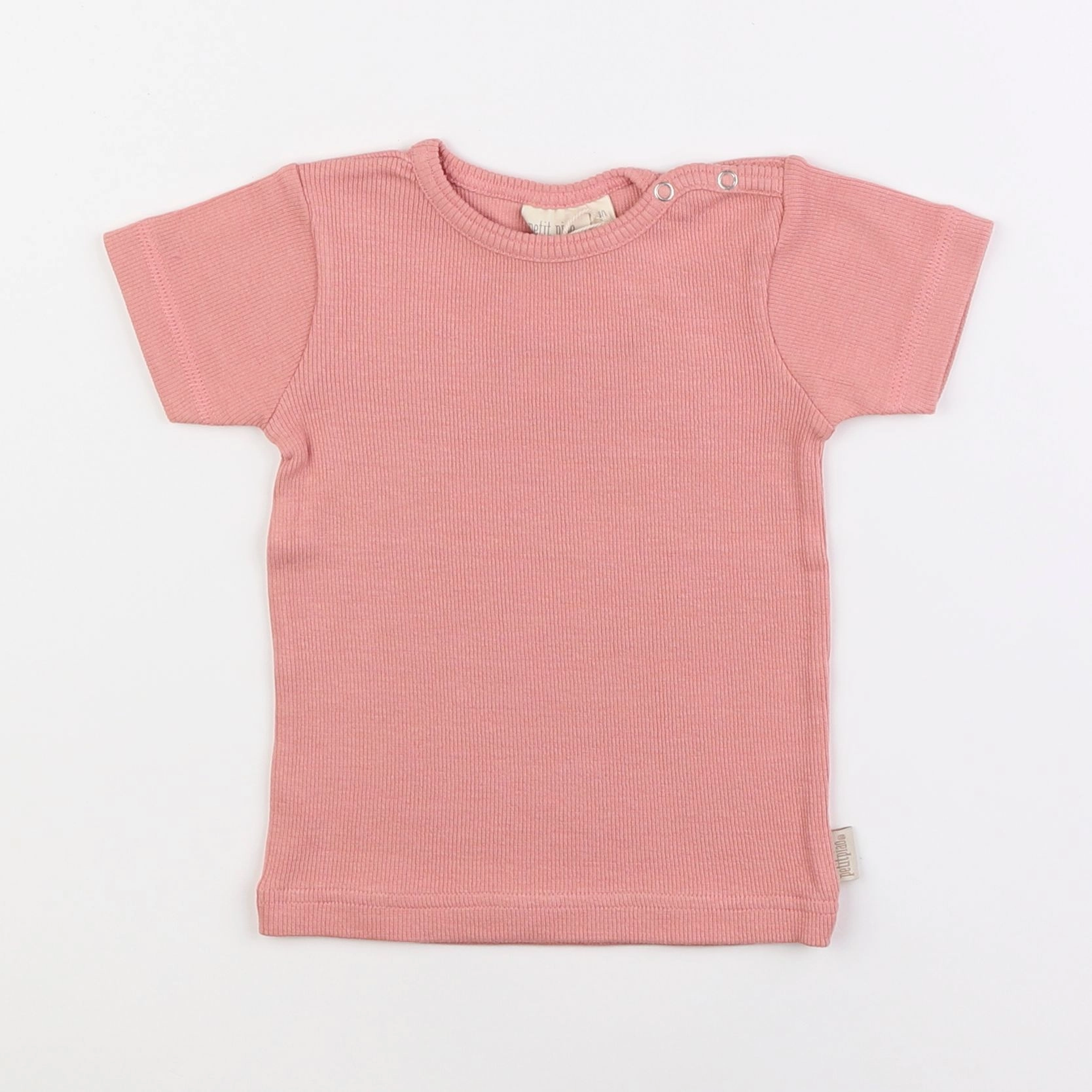 Petit Piao - tee-shirt rose - 12 mois