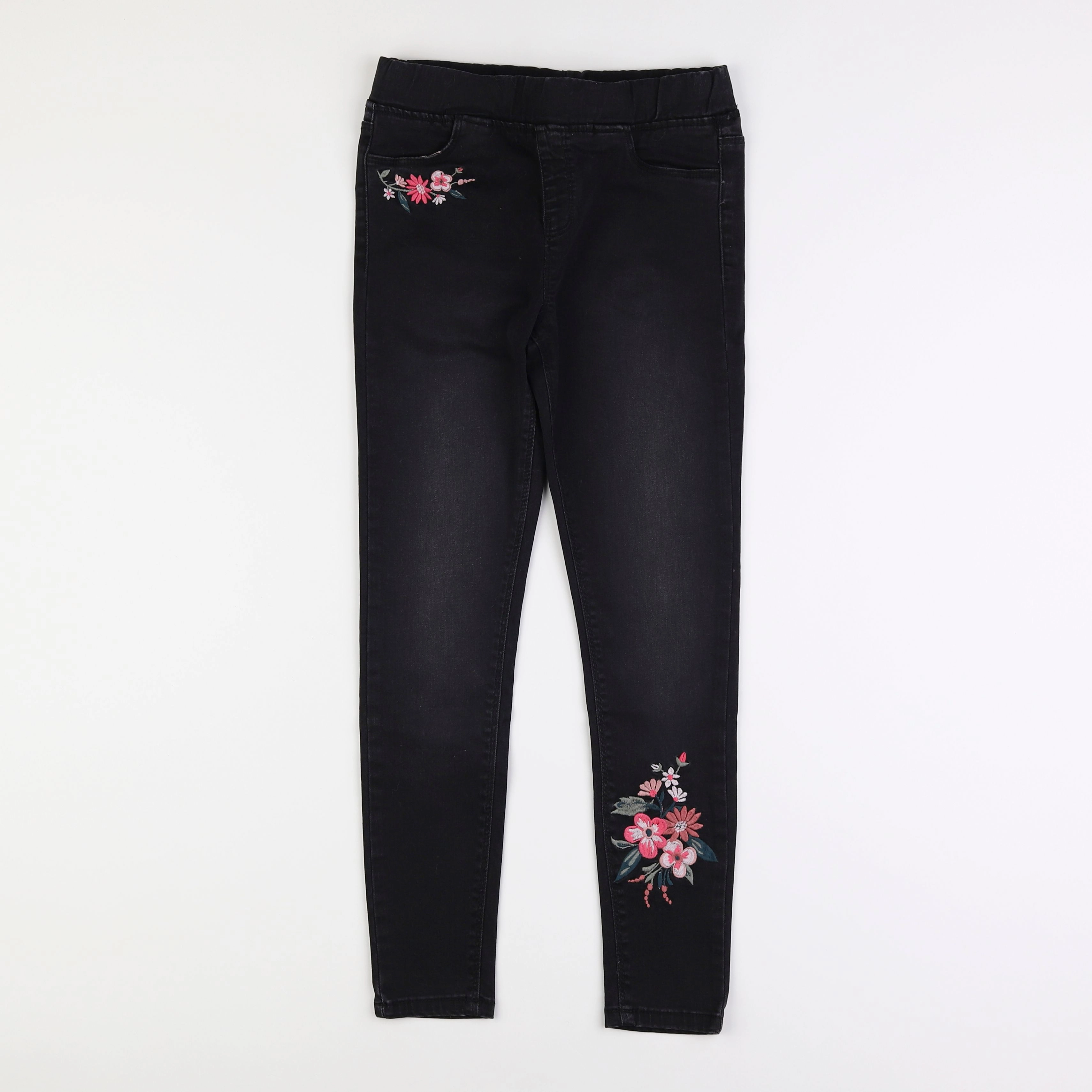 Vertbaudet - jegging noir - 10 ans