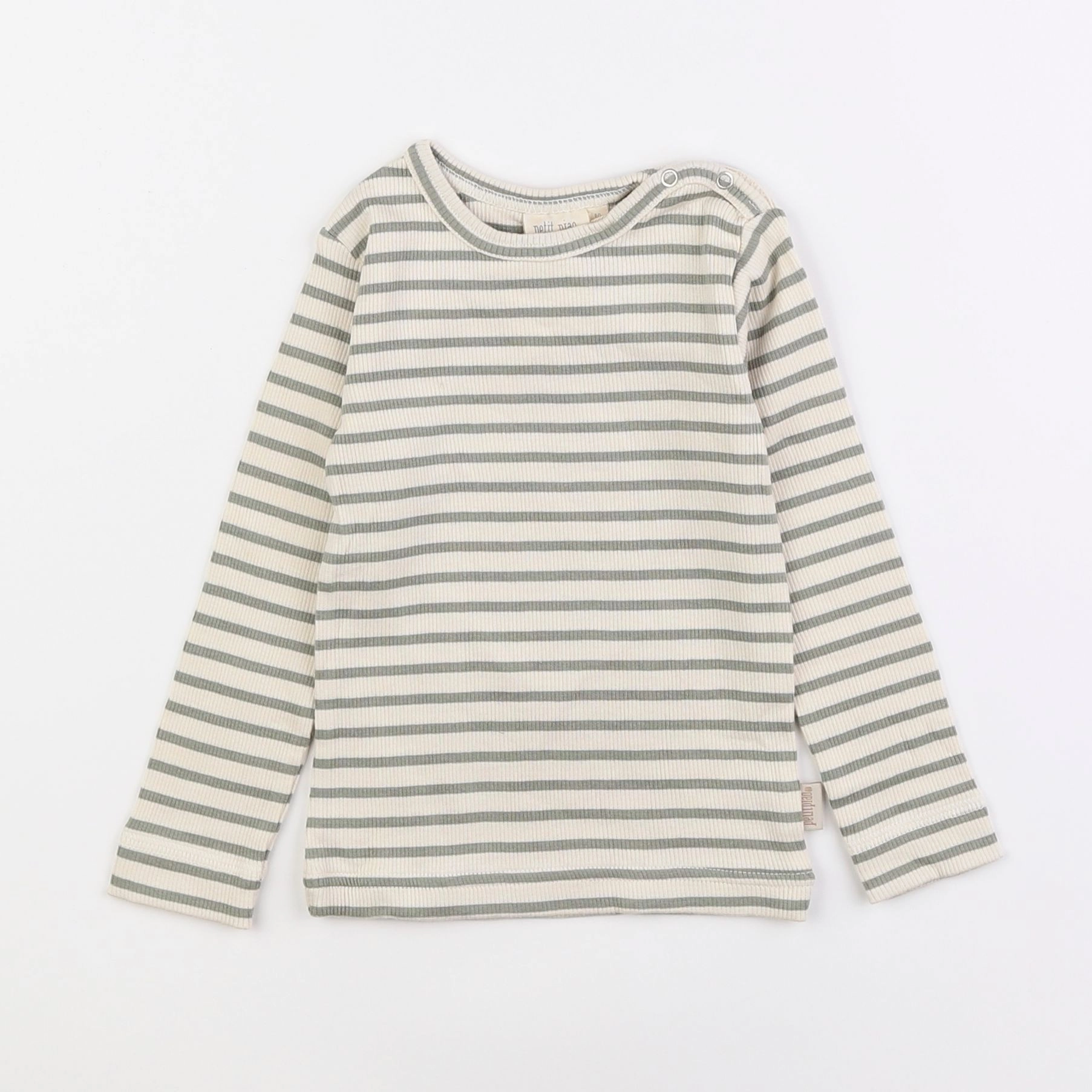 Petit Piao - tee-shirt vert - 12 mois