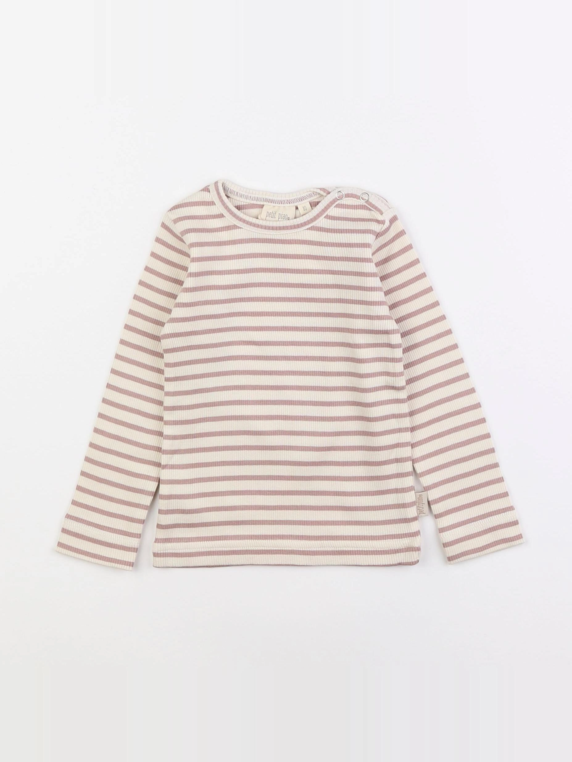 Petit Piao - tee-shirt rose - 12 mois