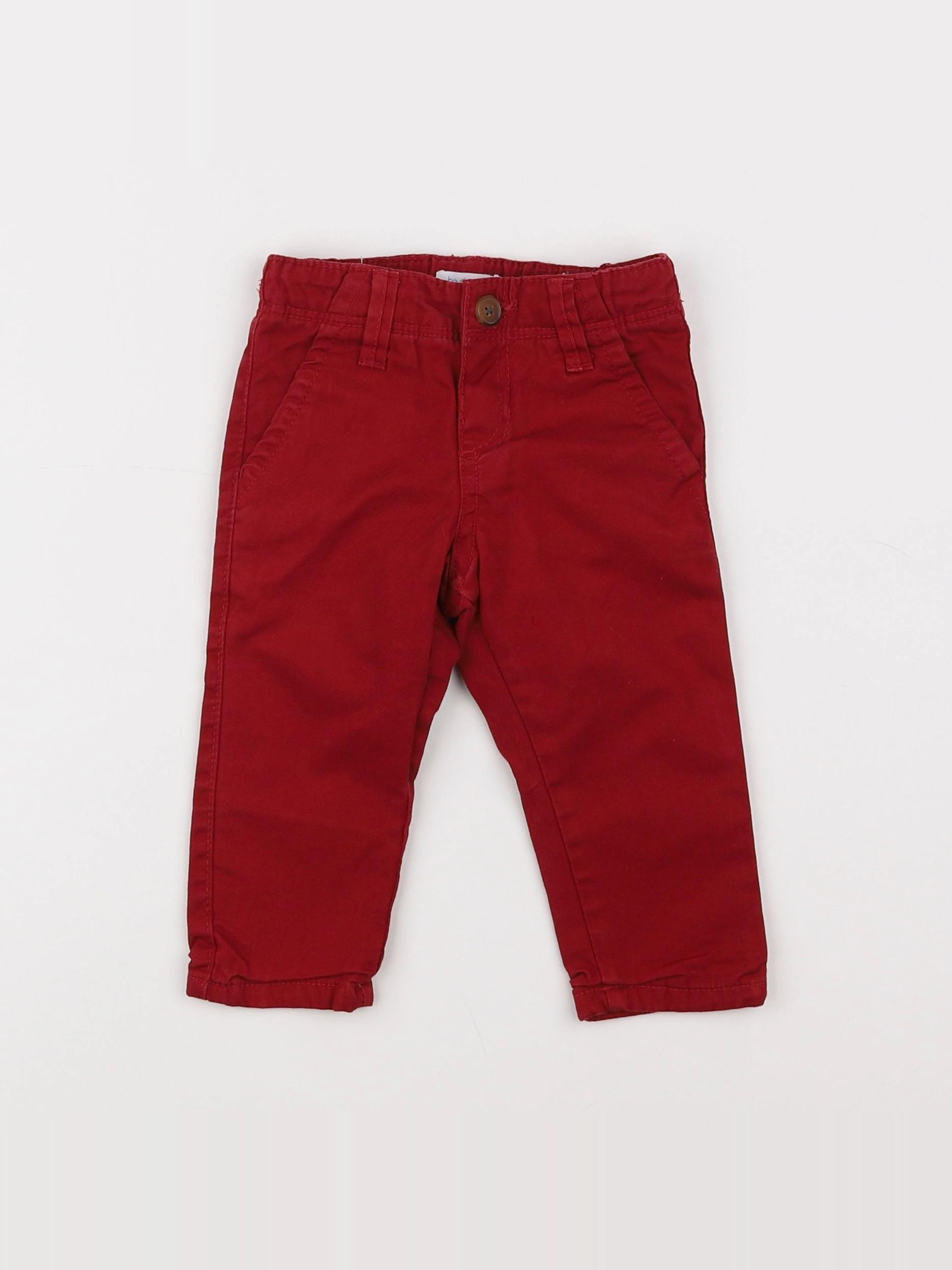 Boutchou - pantalon rouge - 6 mois