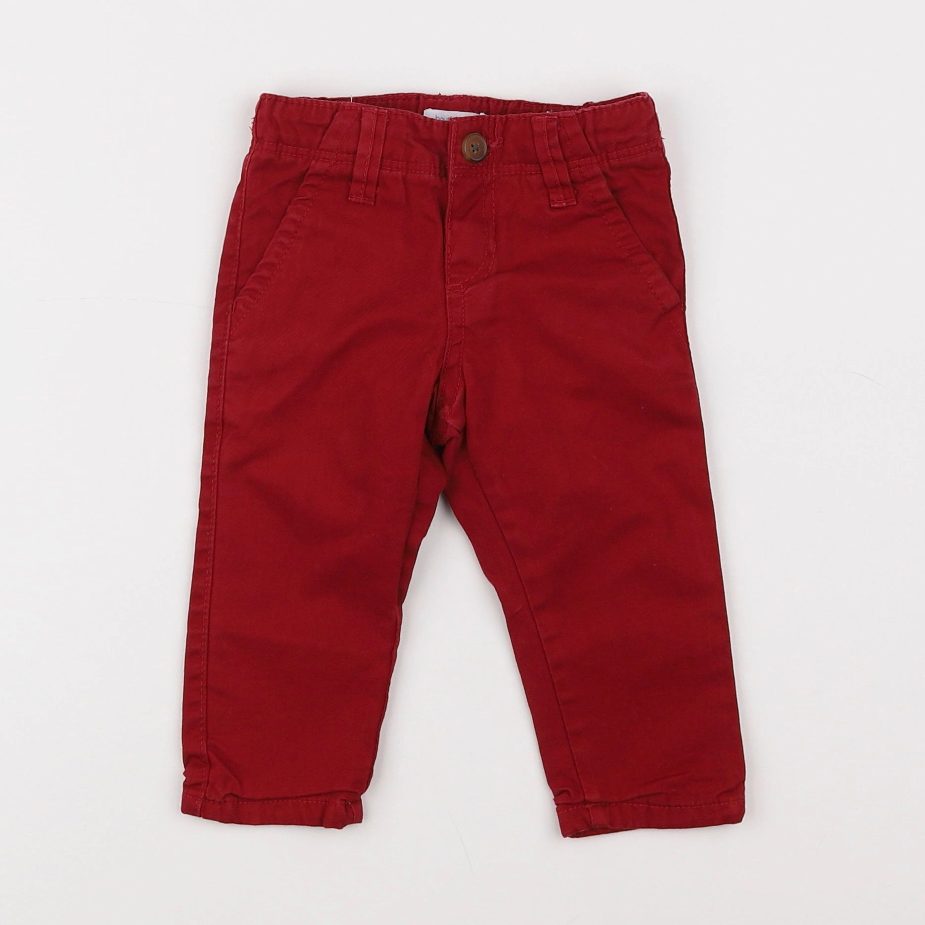 Boutchou - pantalon rouge - 6 mois