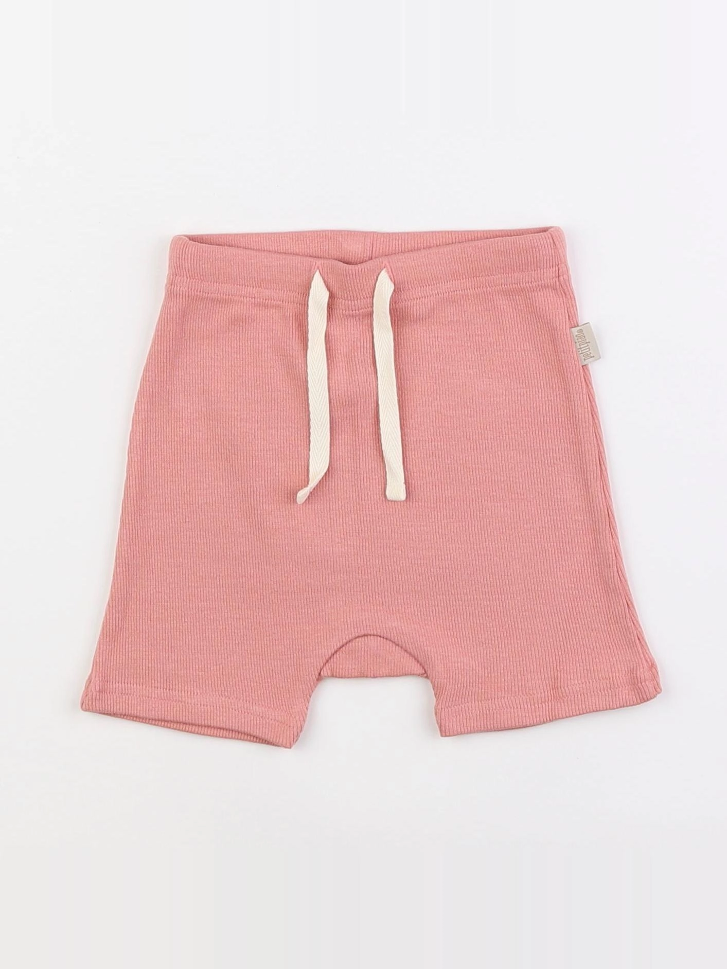 Petit Piao - short rose - 12 mois
