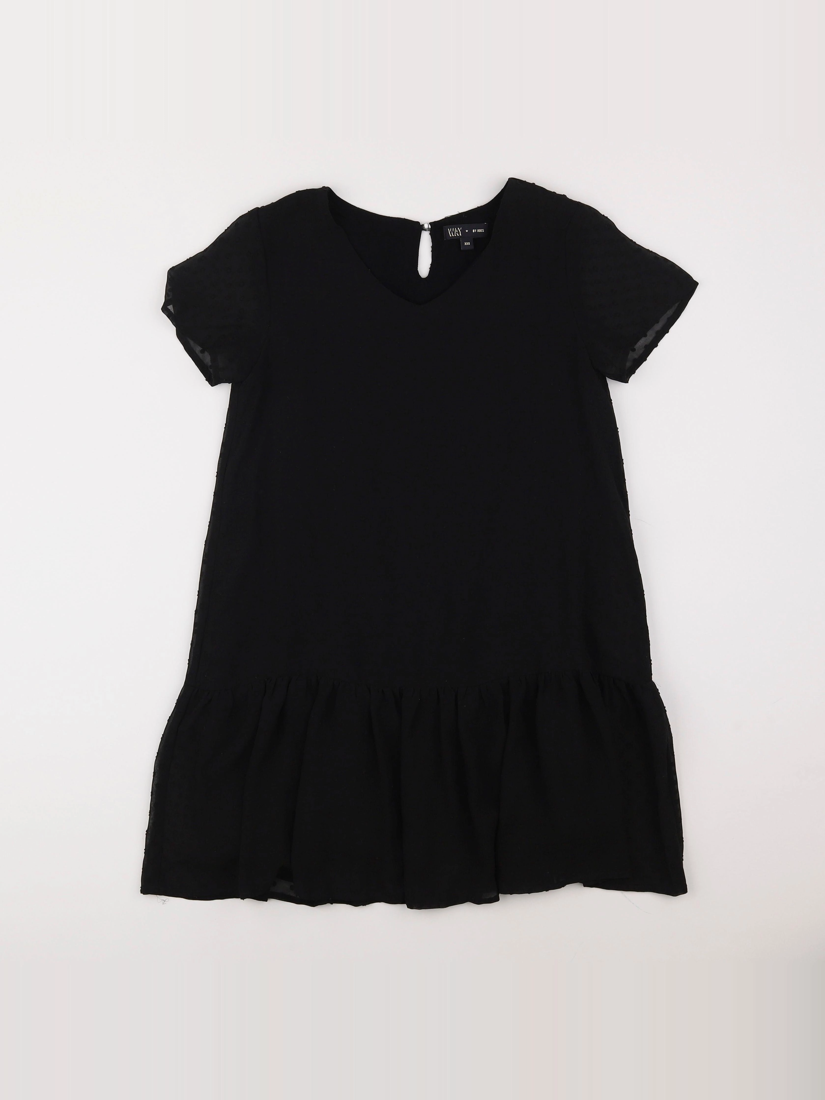 IKKS - robe noir - 10 ans