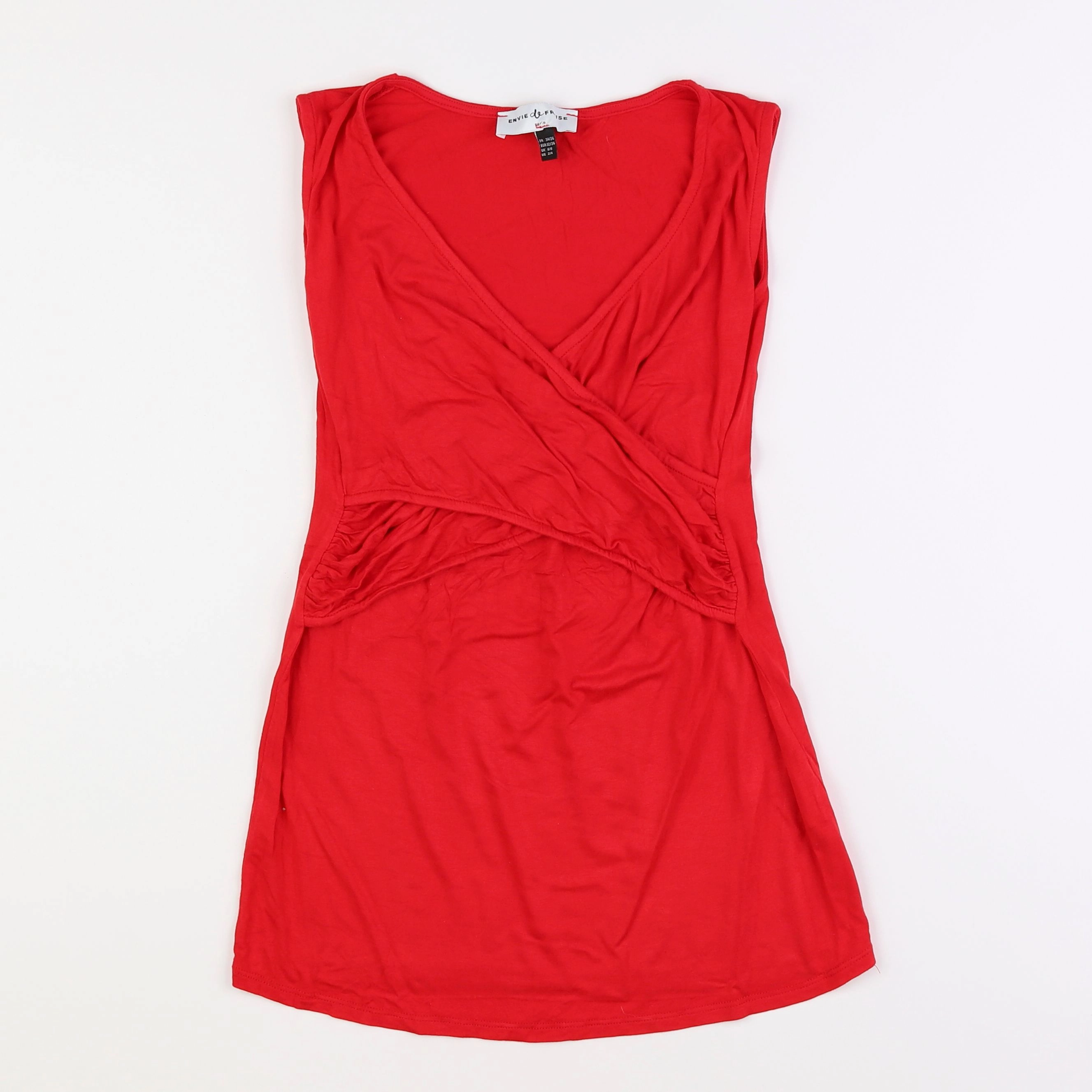 Envie de fraise - débardeur grossesse rouge - 34 à 36