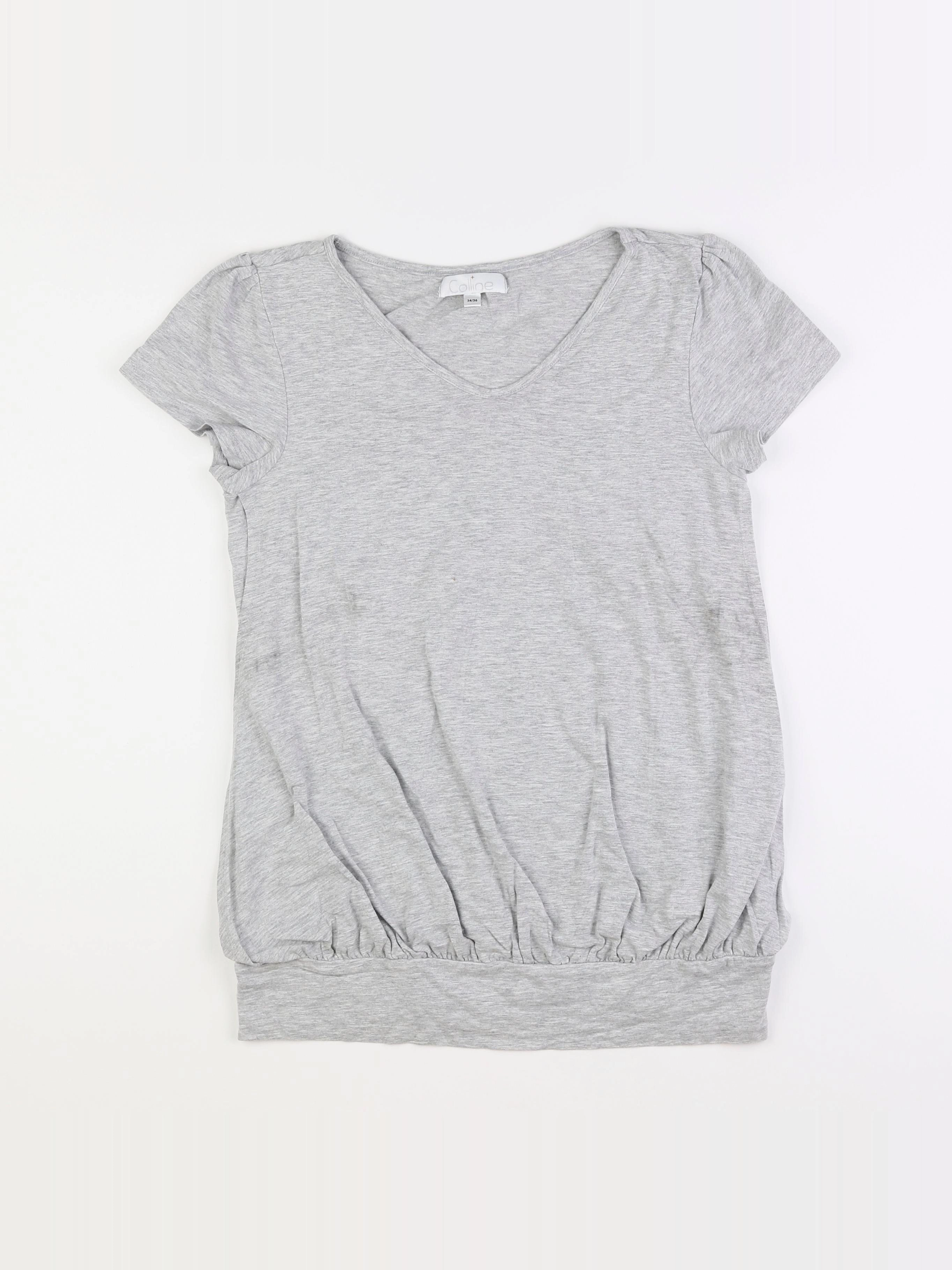 Vertbaudet - tee-shirt grossesse gris - 34 à 36