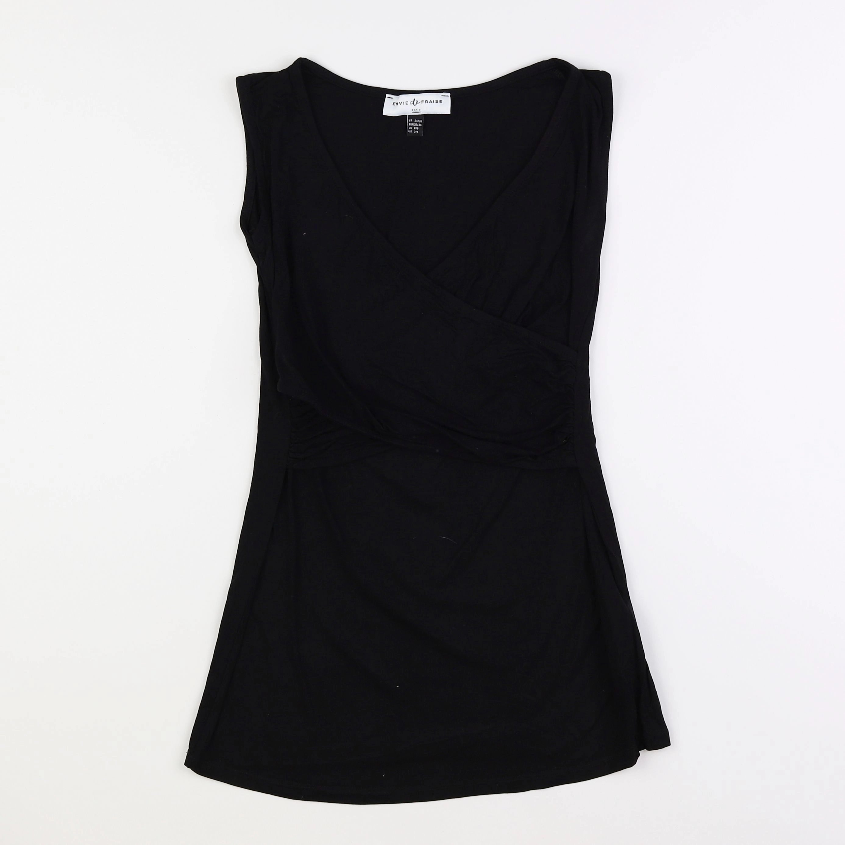 Envie de fraise - tee-shirt grossesse noir - 34 à 36