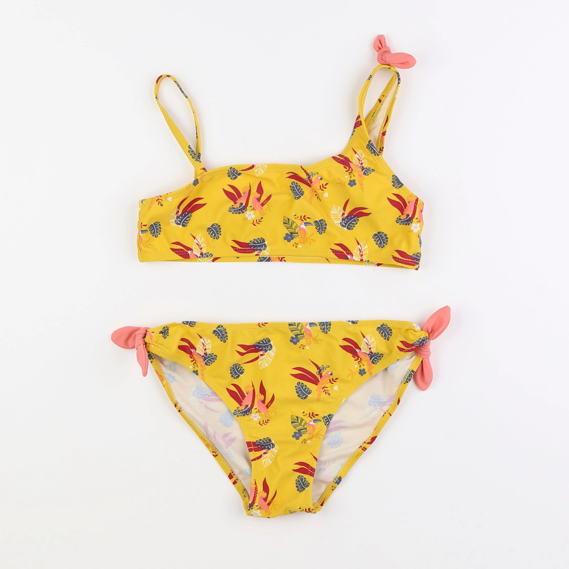 Vertbaudet - maillot de bain jaune - 11/12 ans