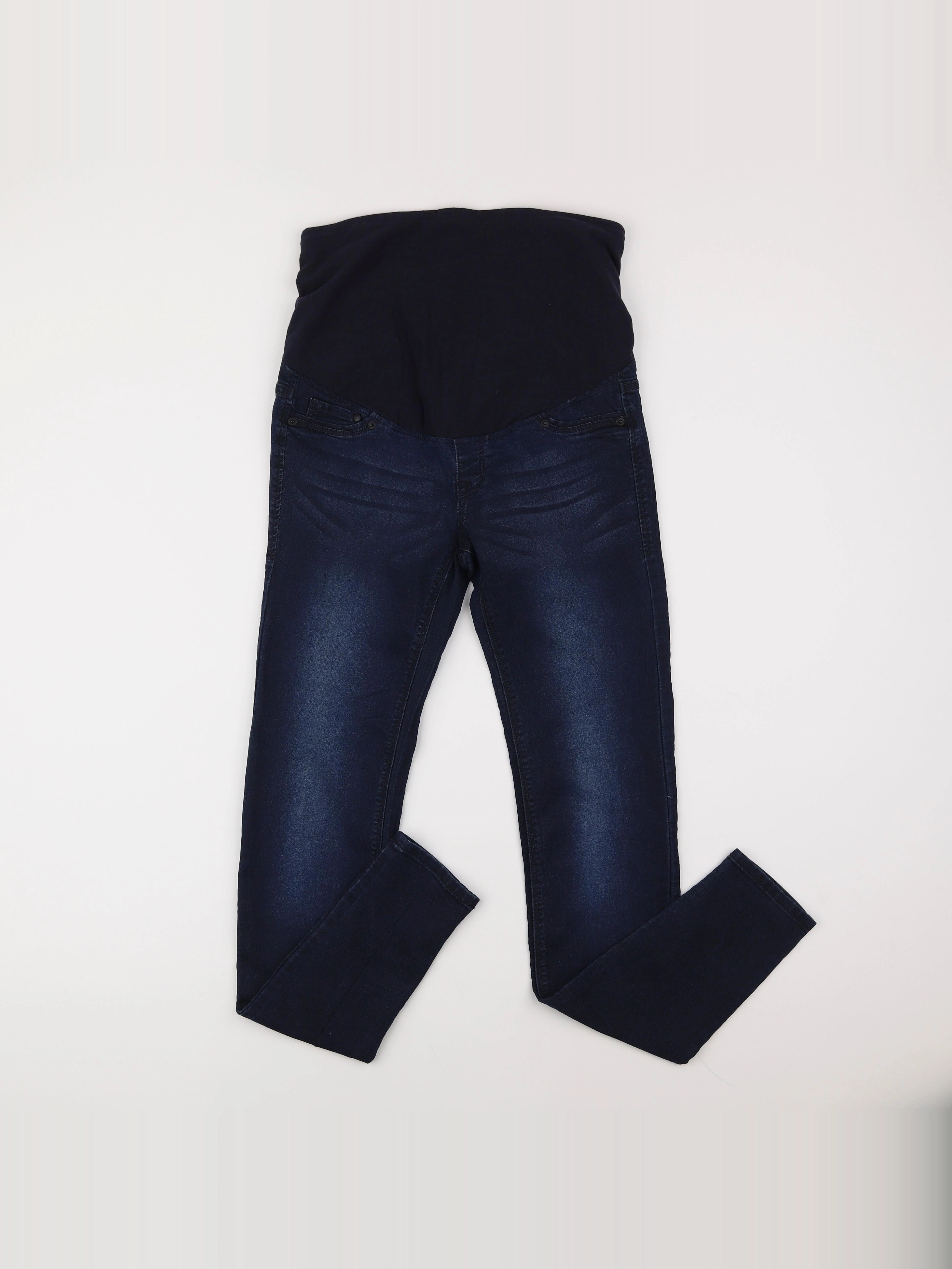 H&M - jean grossesse bleu - 38 à 40