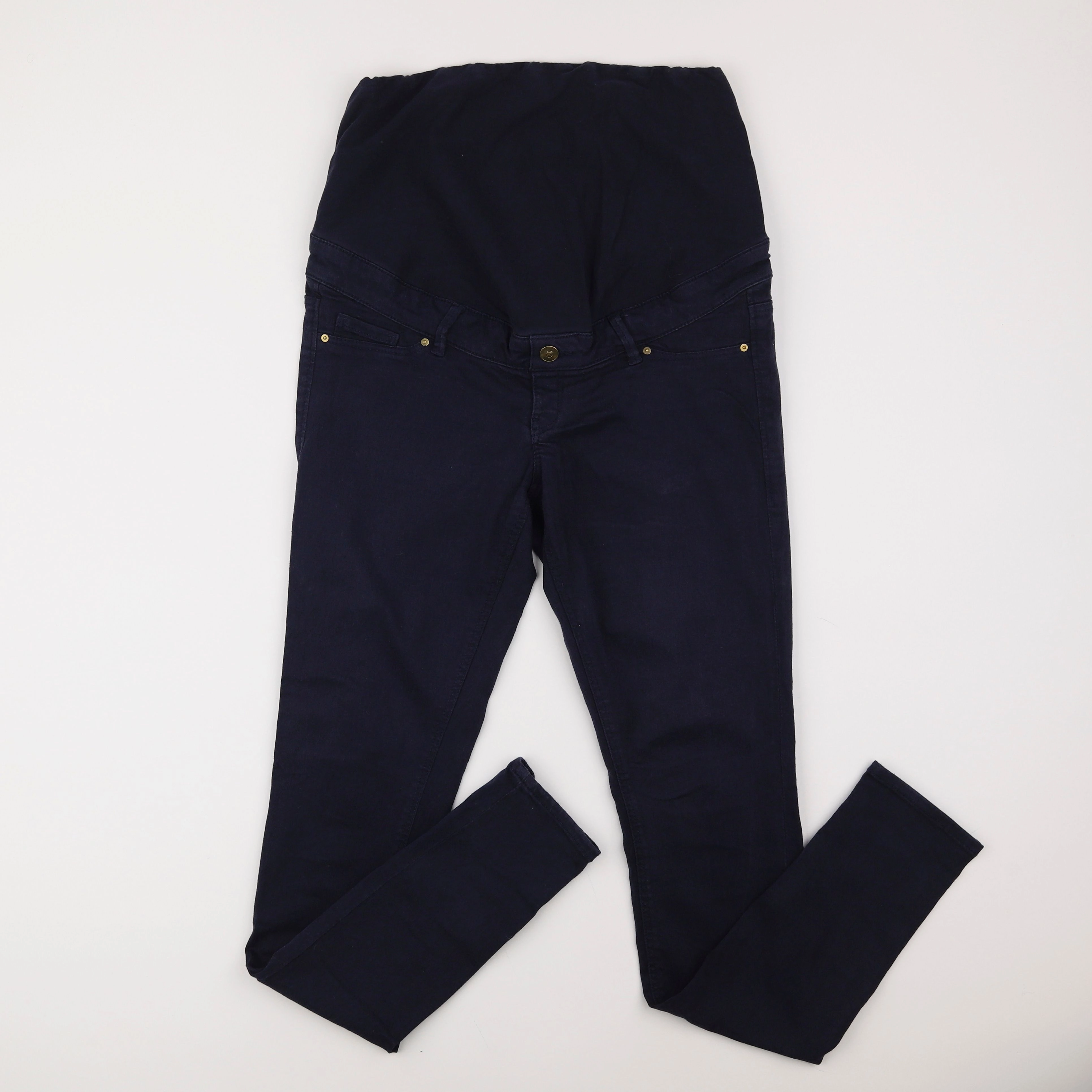 H&M - pantalon grossesse bleu - 40