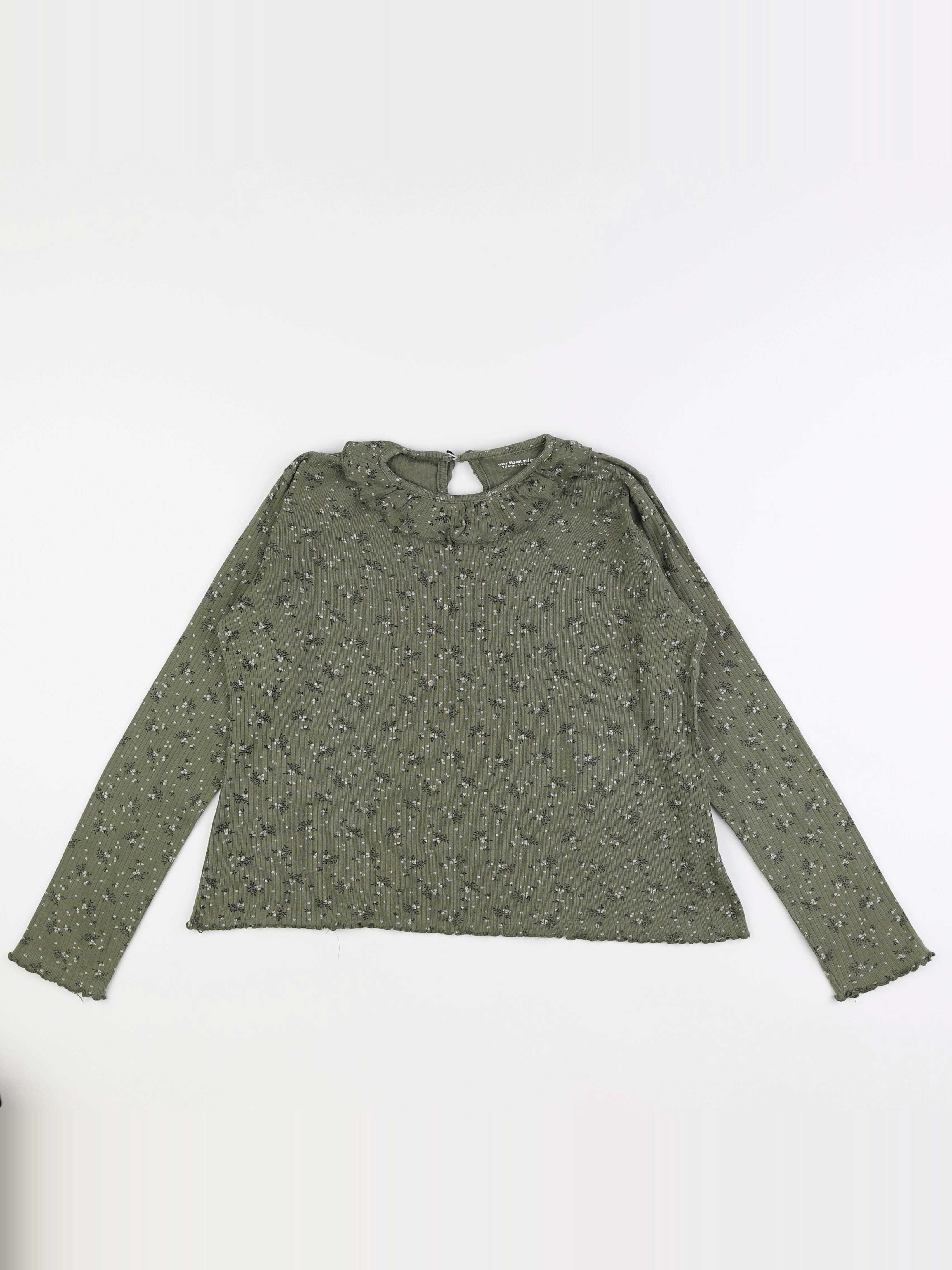 Vertbaudet - tee-shirt vert - 12 ans