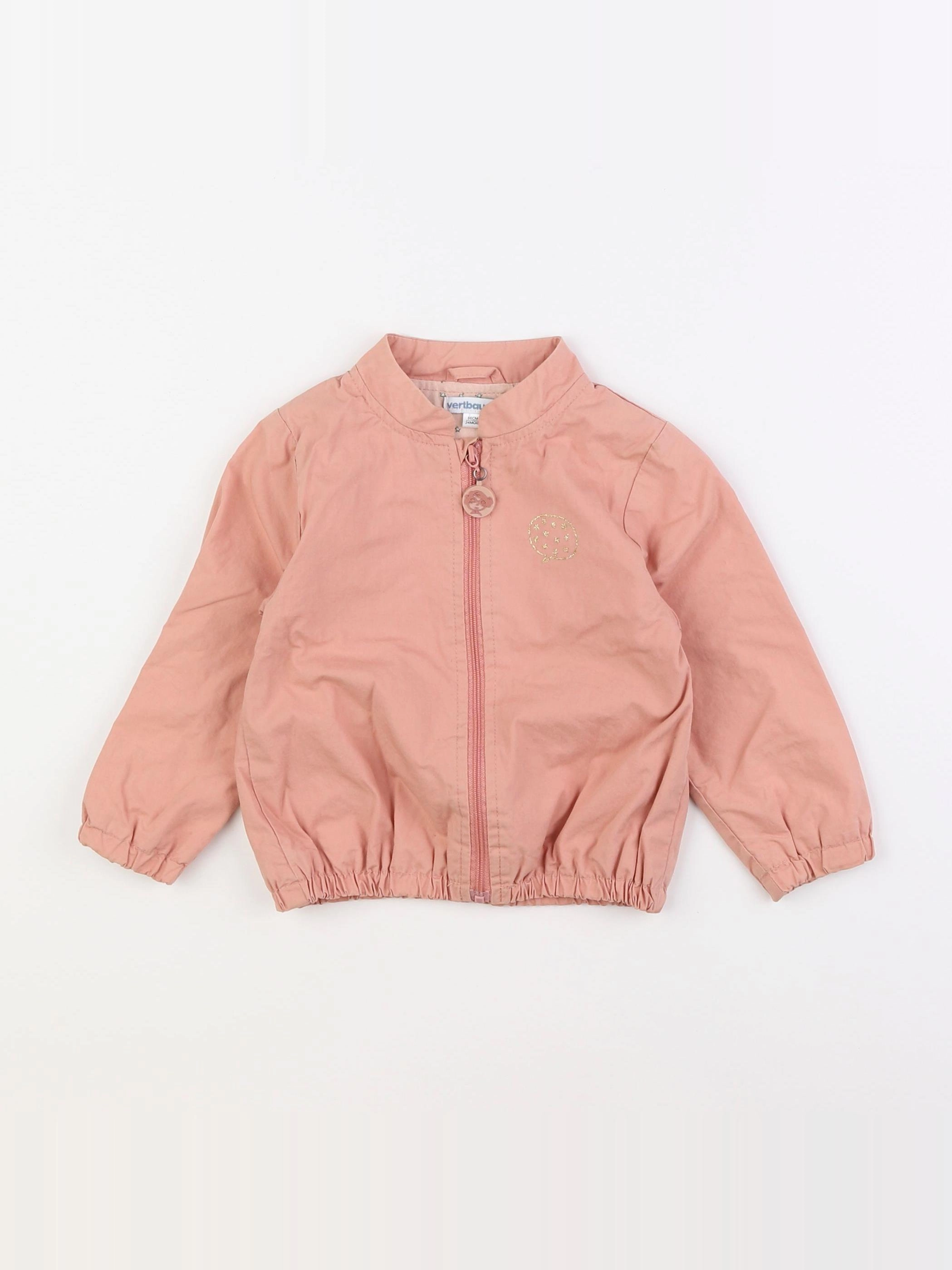 Vertbaudet - coupe-vent rose - 2 ans
