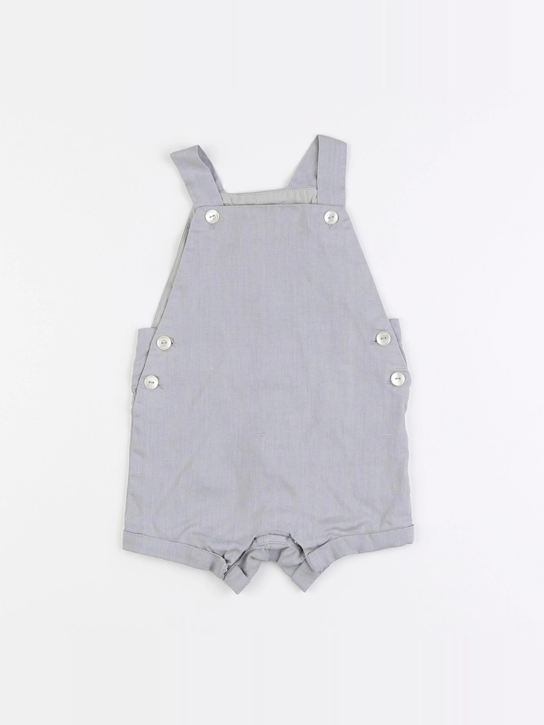 Jacadi - salopette gris - 6 mois