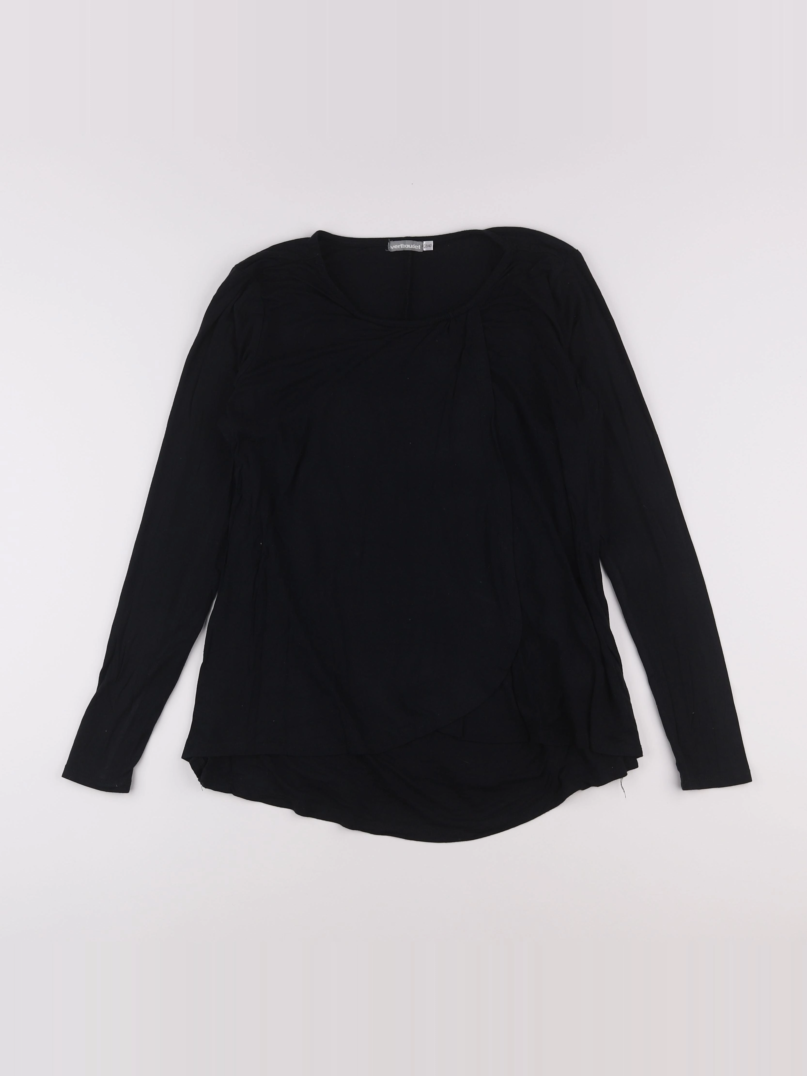 Vertbaudet - tee-shirt grossesse noir - 38 à 40