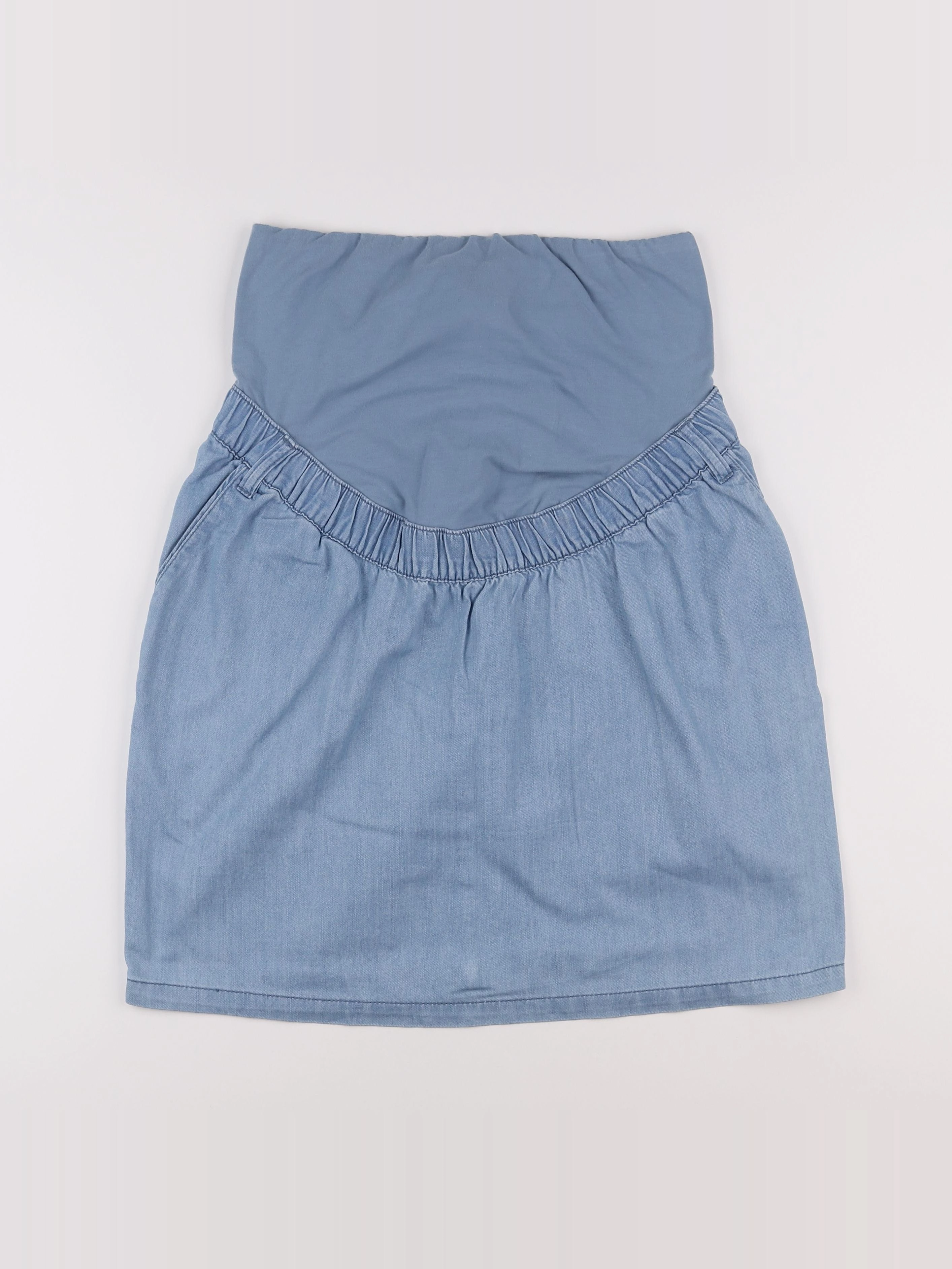 Vertbaudet - jupe grossesse bleu - 38