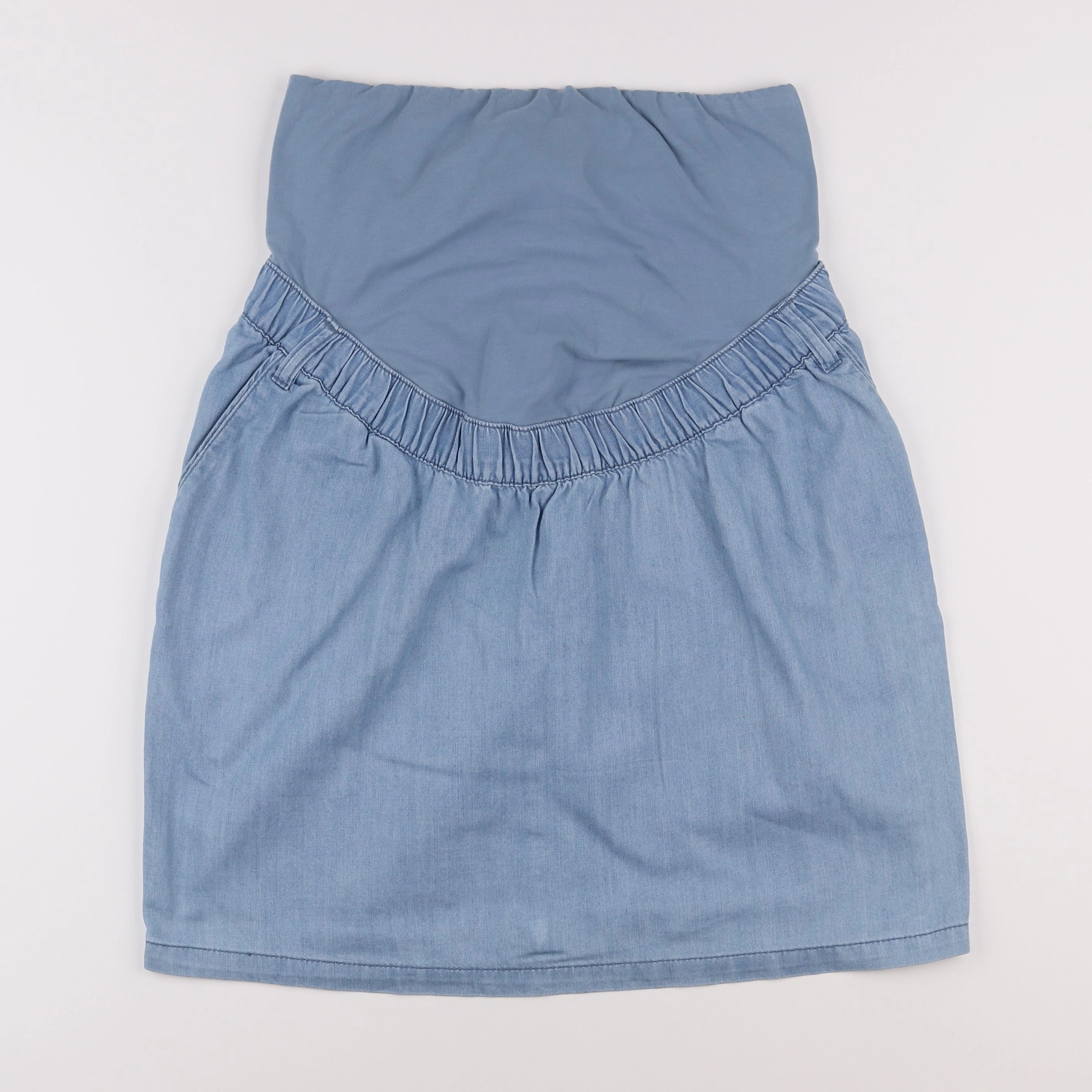 Vertbaudet - jupe grossesse bleu - 38