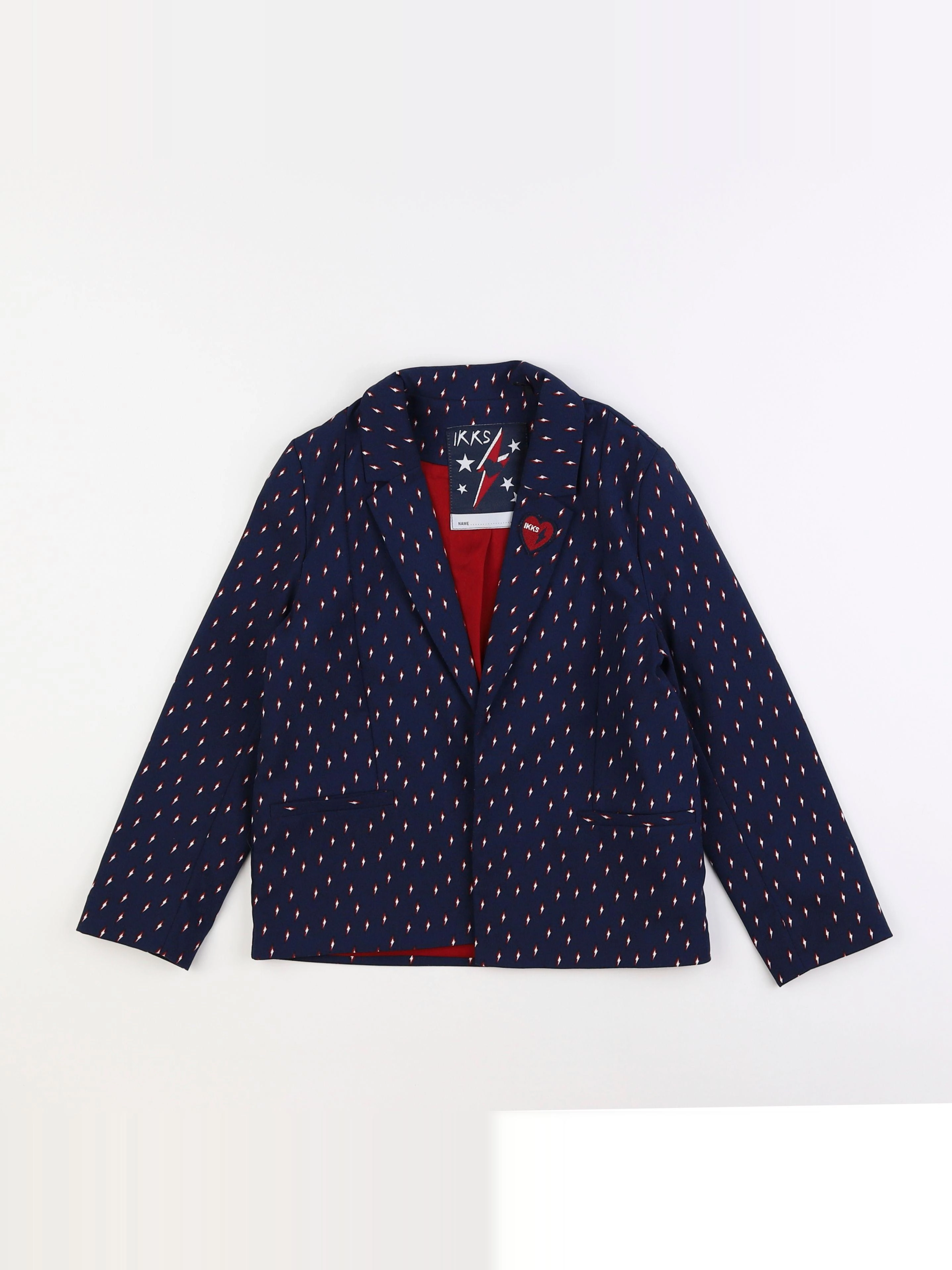 IKKS - veste bleu - 8 ans