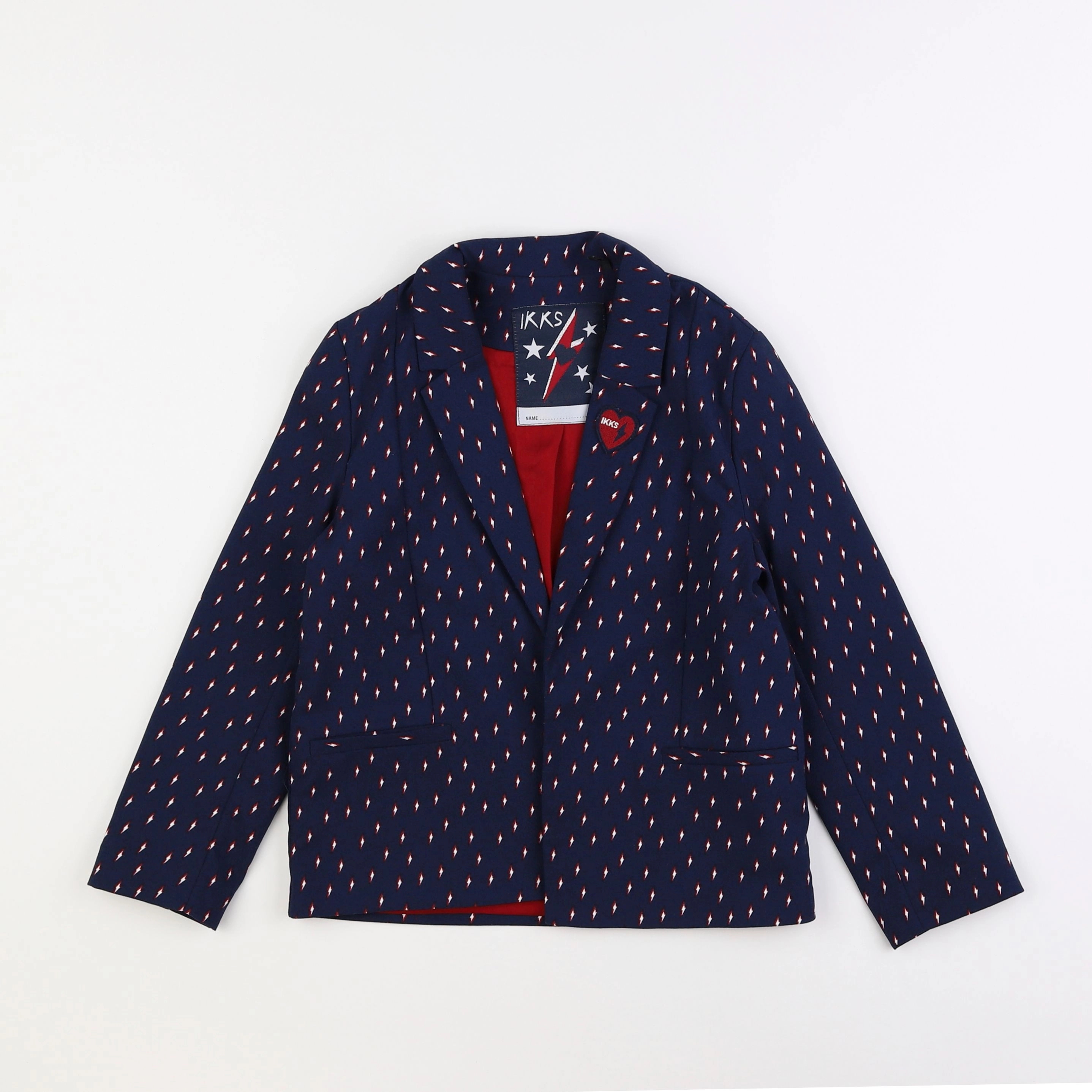 IKKS - veste bleu - 8 ans
