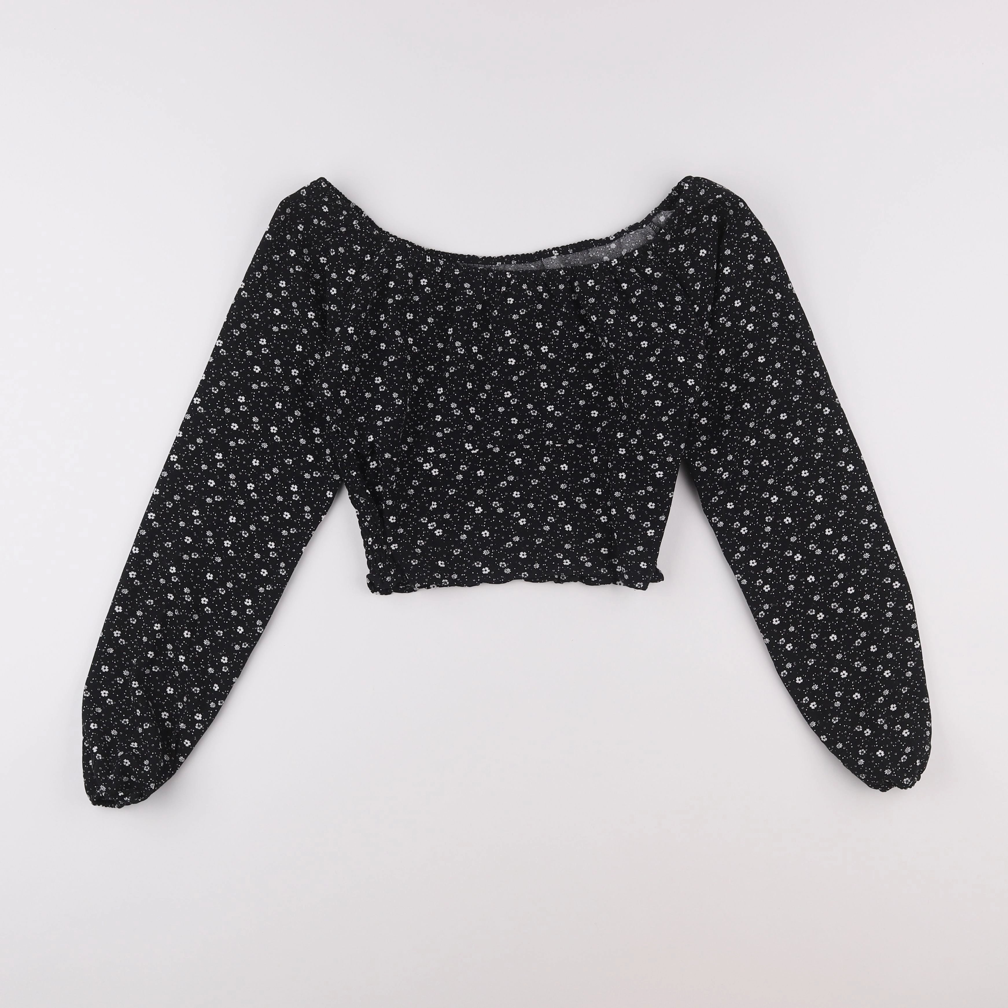 IKKS - crop top  noir - 14 ans