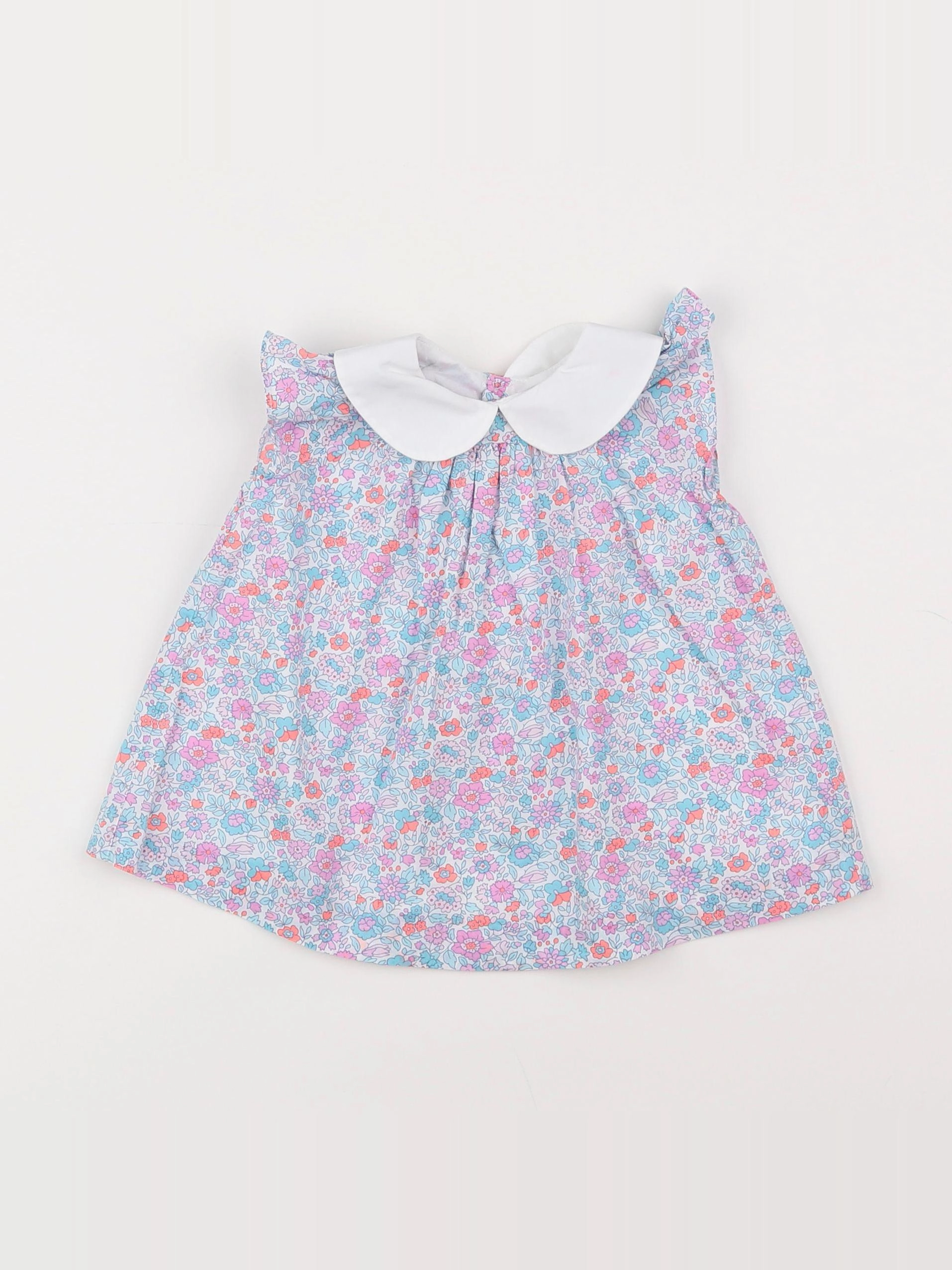 Jacadi - robe liberty multicolore - 3 mois