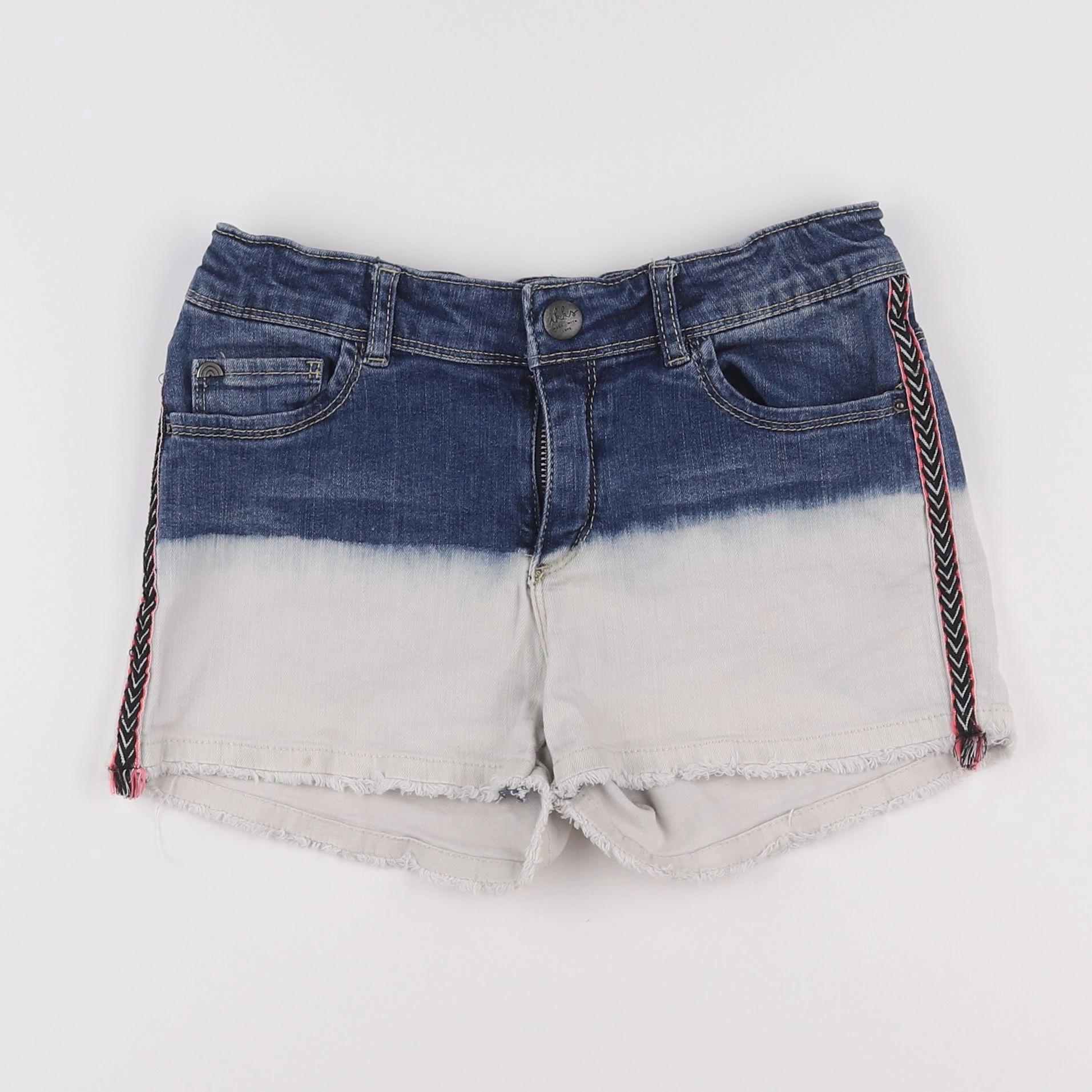 IKKS - short bleu - 10 ans