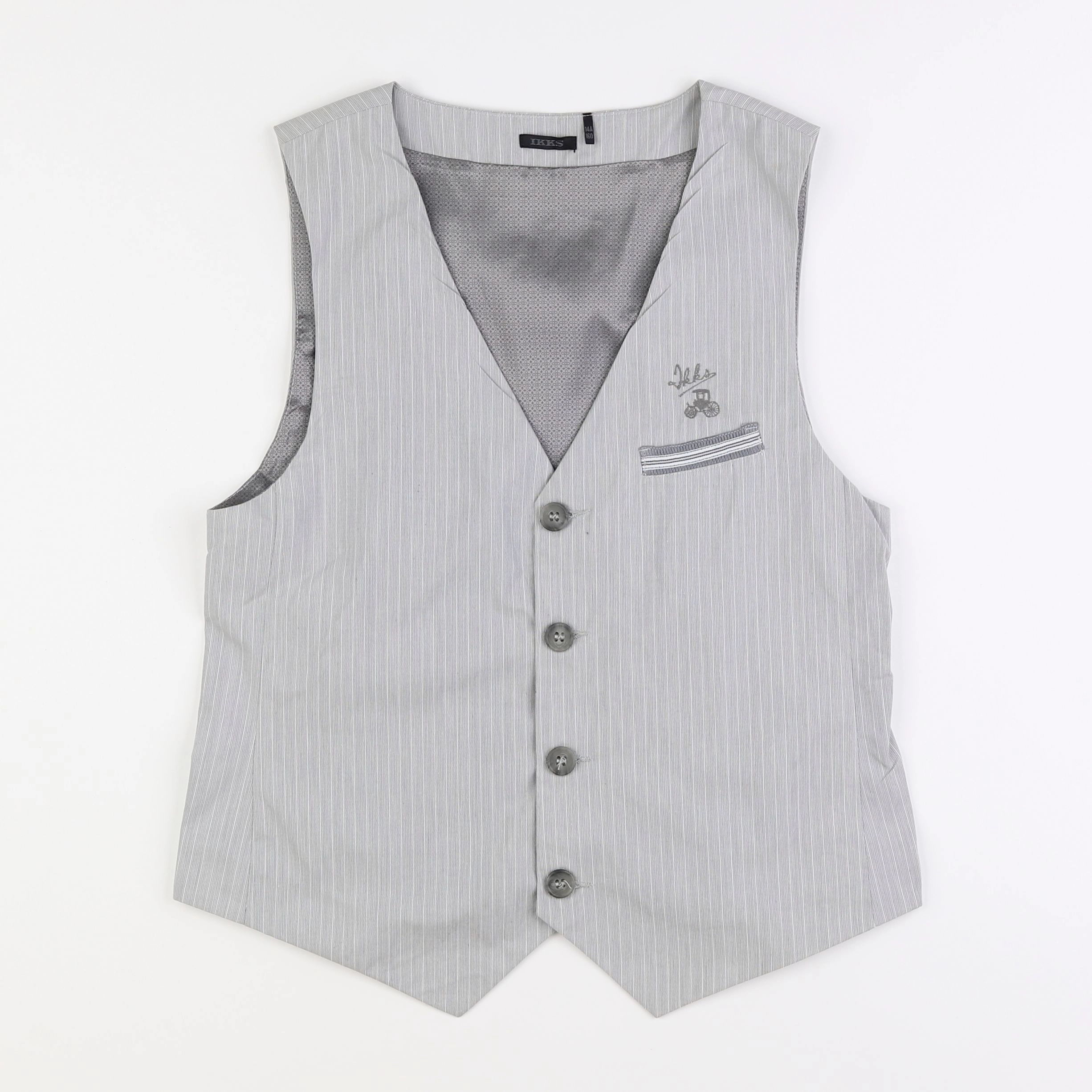 IKKS - gilet gris - 14 ans