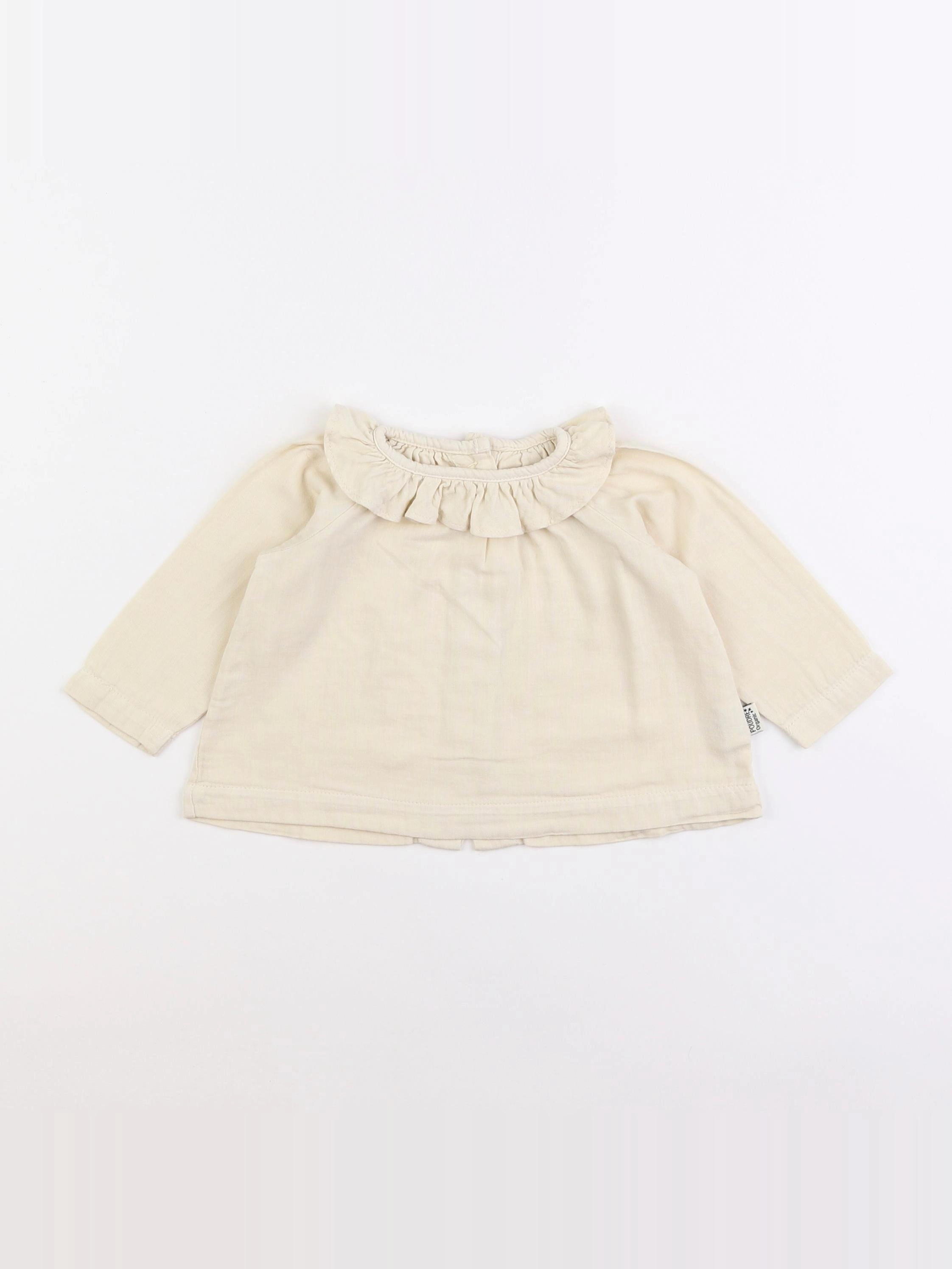 Poudre Organic - blouse beige - 1 mois