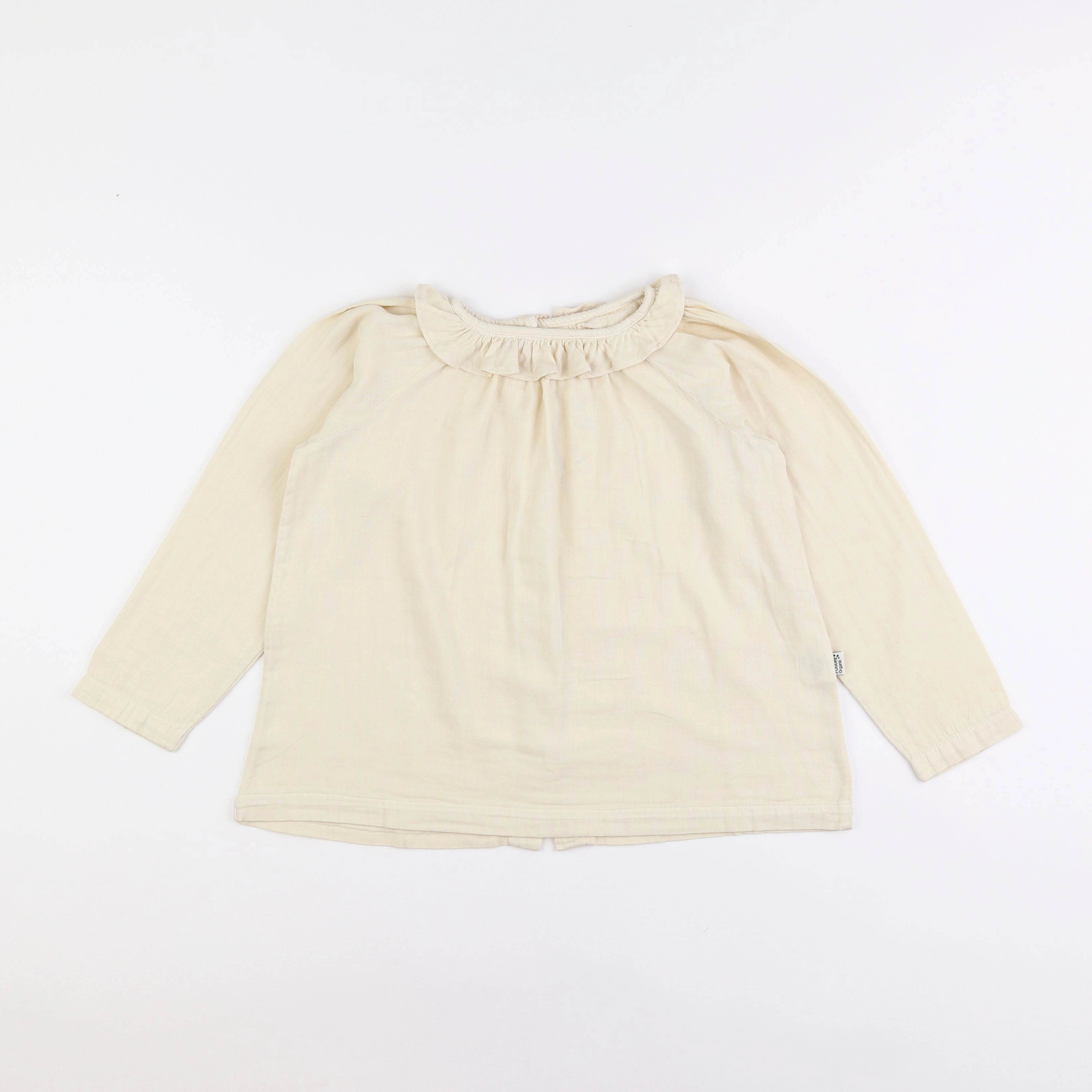 Poudre Organic - blouse beige - 8 ans