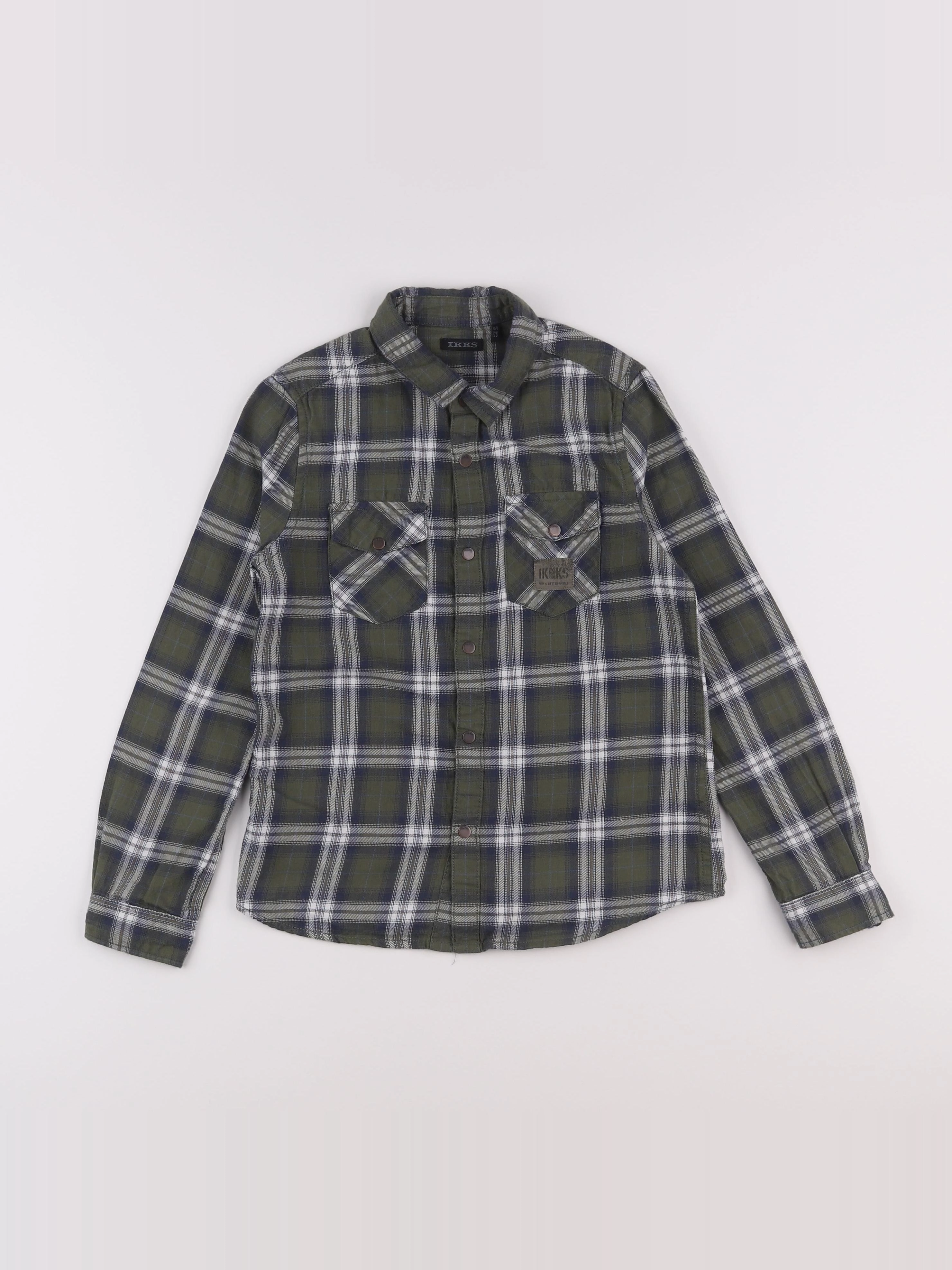 IKKS - chemise vert - 8 ans