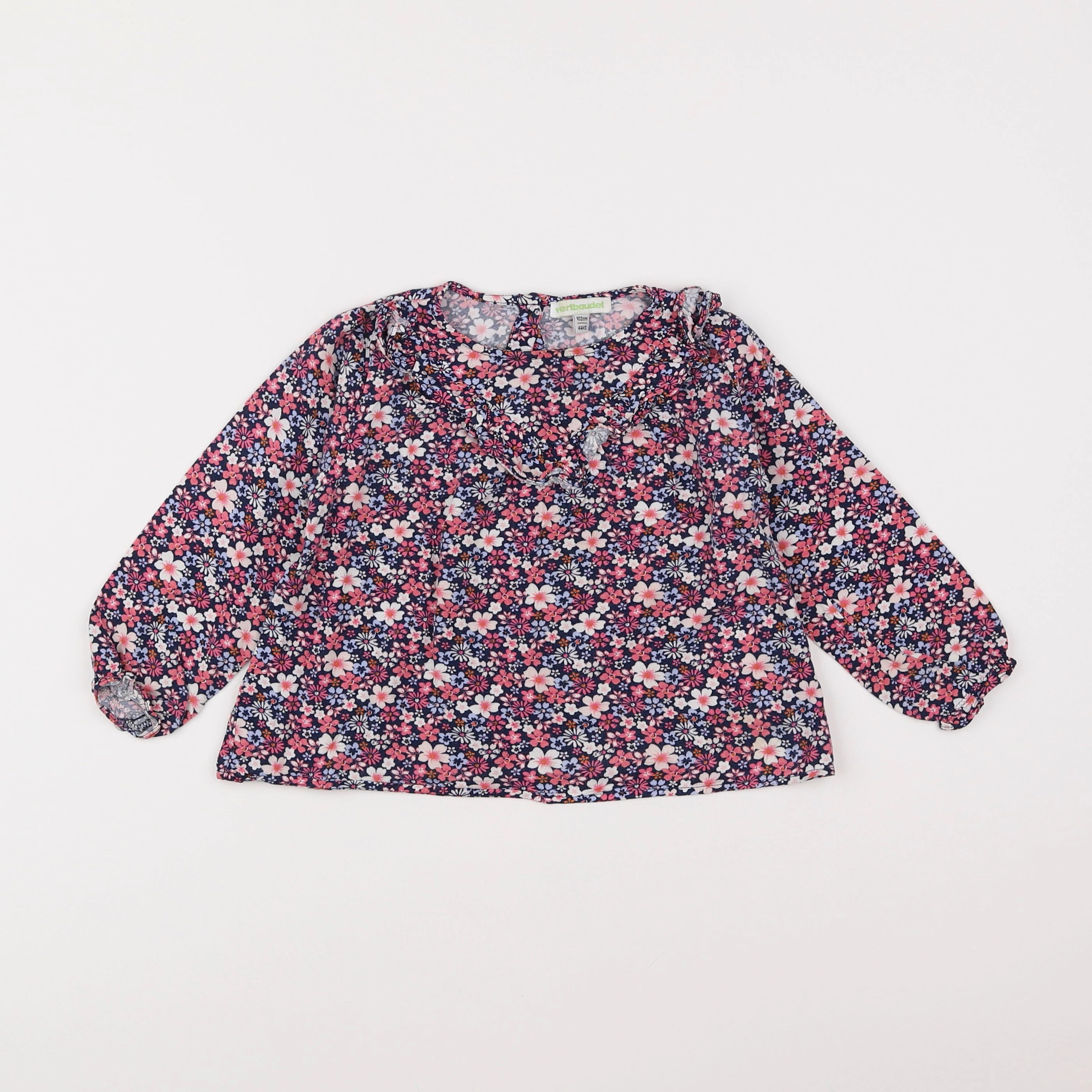 Vertbaudet - blouse multicolore - 4 ans