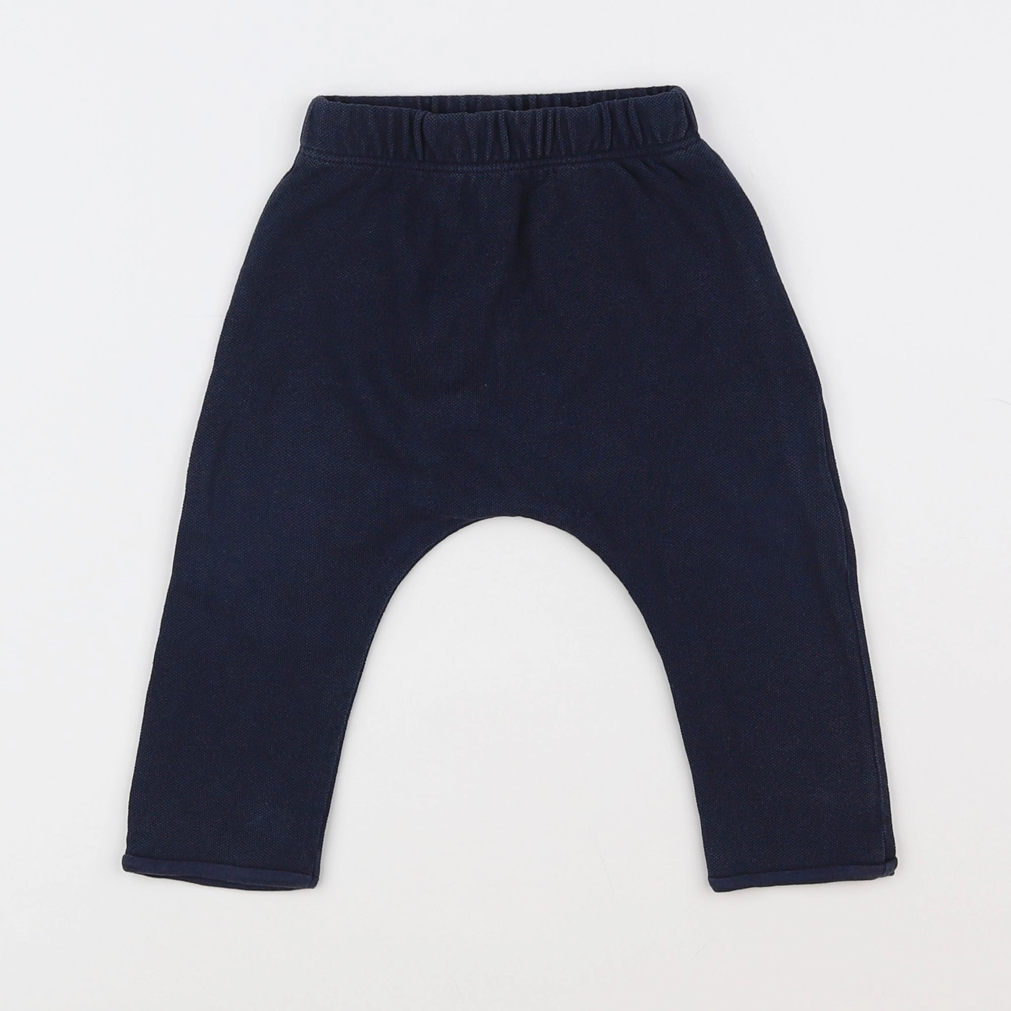 Petit Bateau - jogging bleu - 12 mois