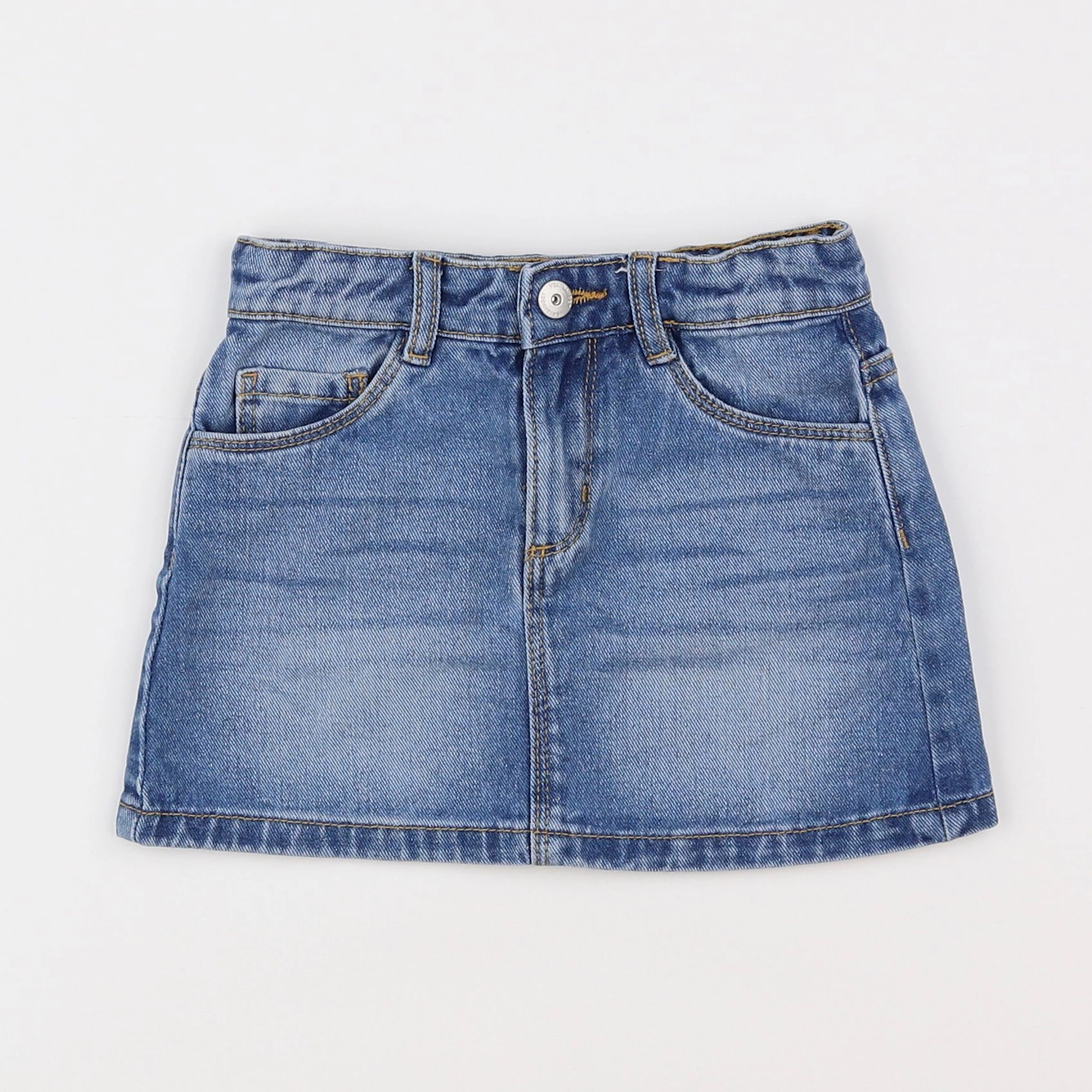 Vertbaudet - jupe bleu - 4 ans