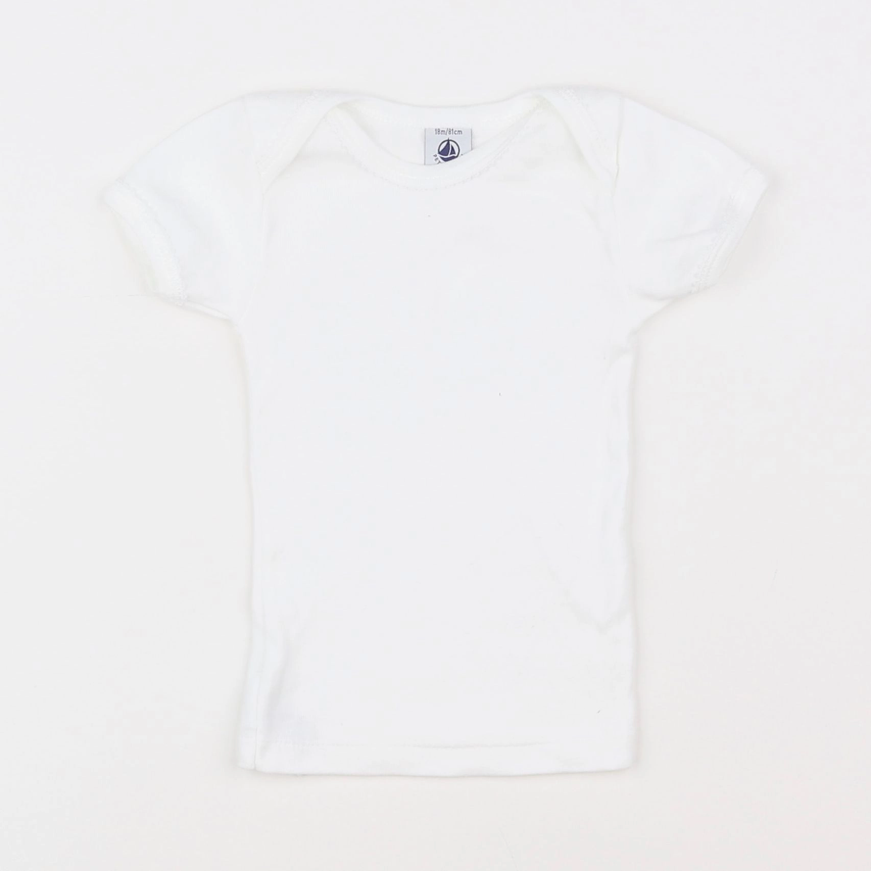 Petit Bateau - maillot de corps blanc - 18 mois