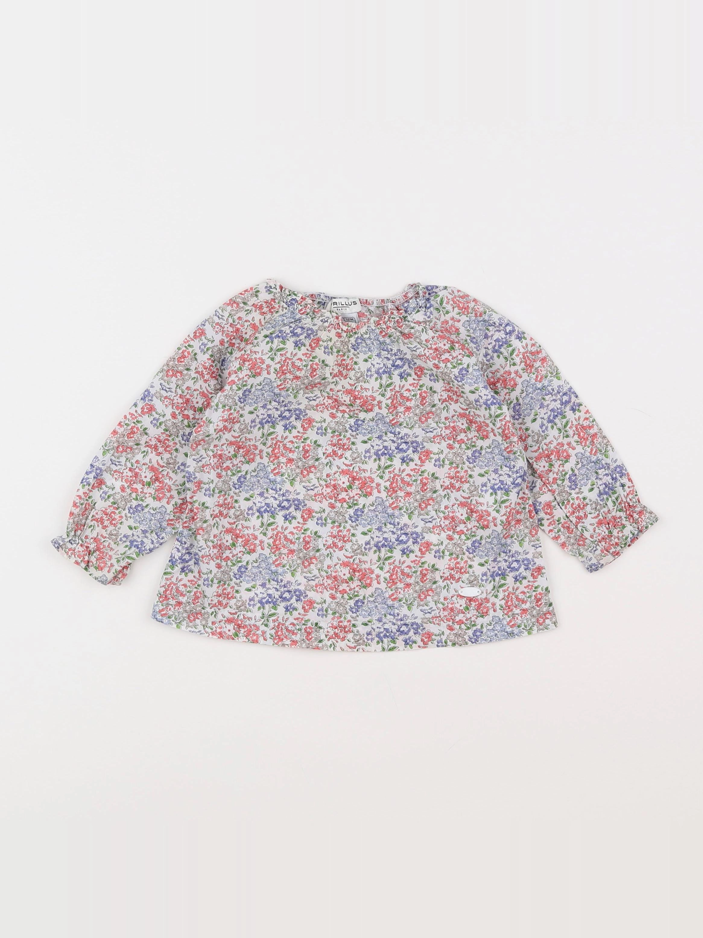 Cyrillus - blouse multicolore - 12 mois