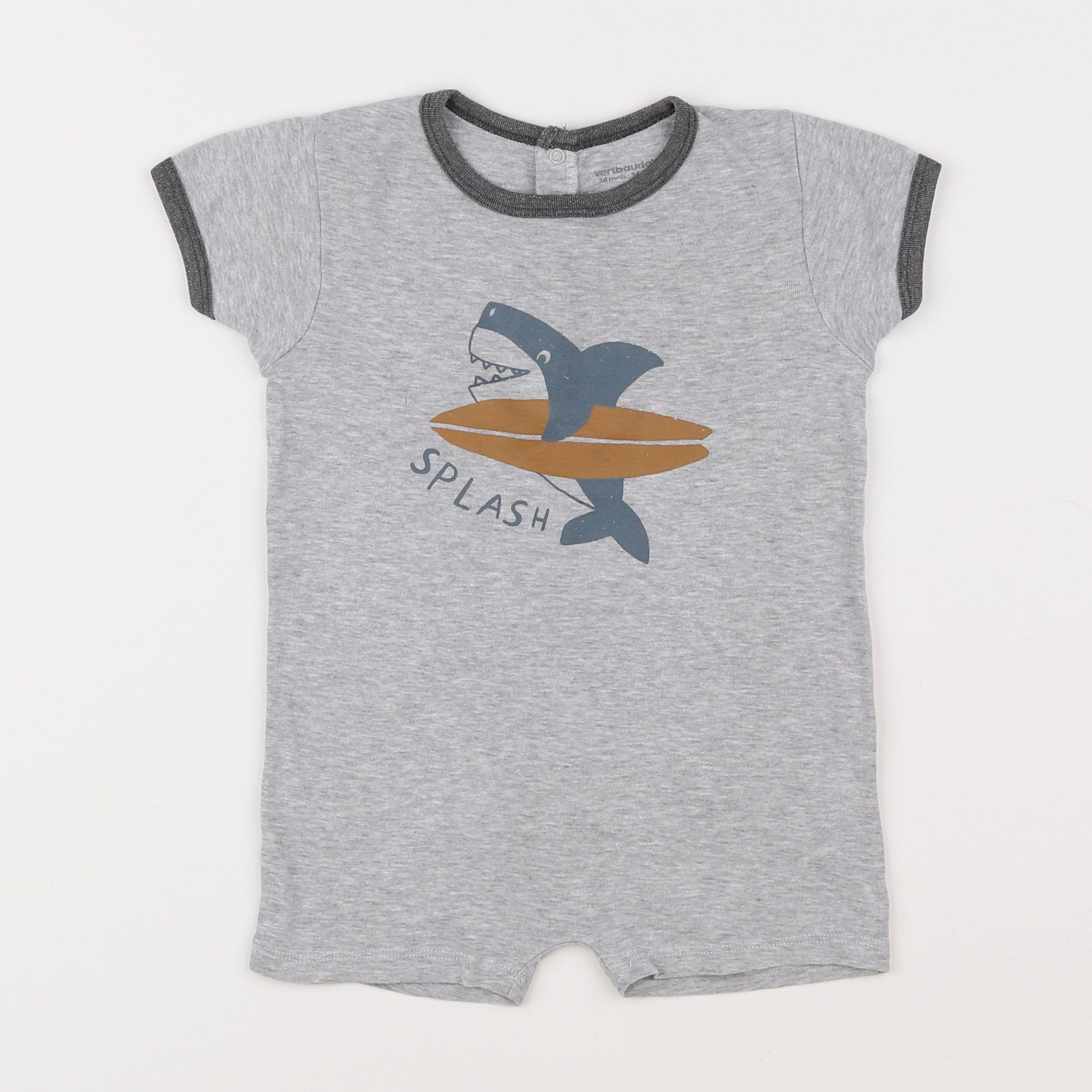 Vertbaudet - pyjama coton gris - 3 ans