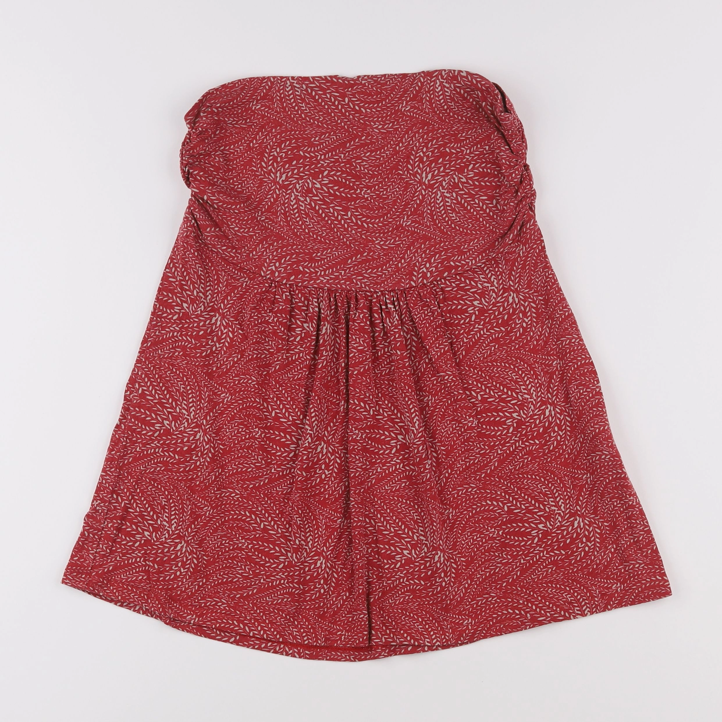 Envie de fraise - jupe grossesse rouge, blanc - 34 à 36