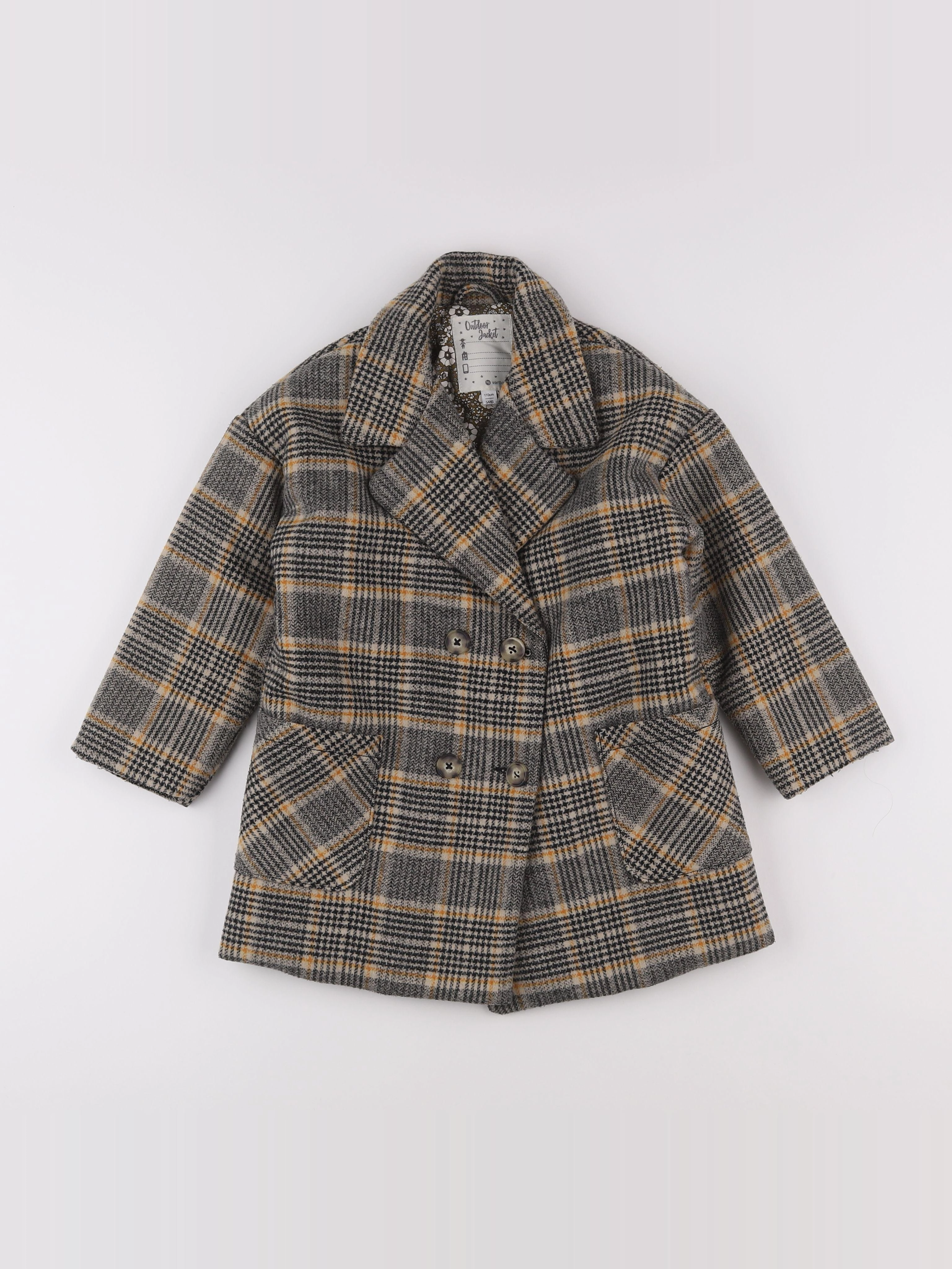 Vertbaudet - manteau multicolore - 5 ans