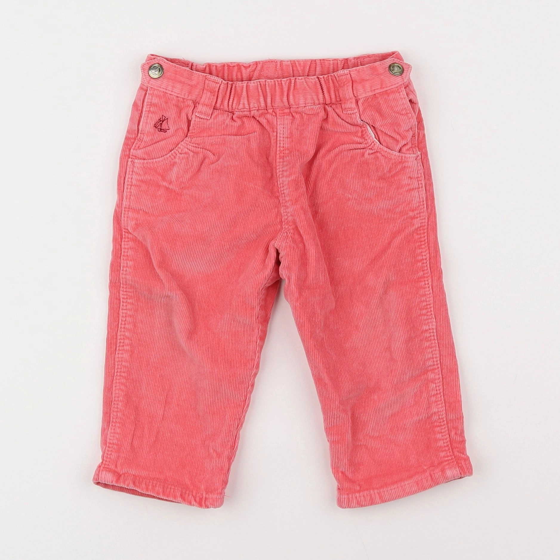Petit Bateau - pantalon rose - 12 mois