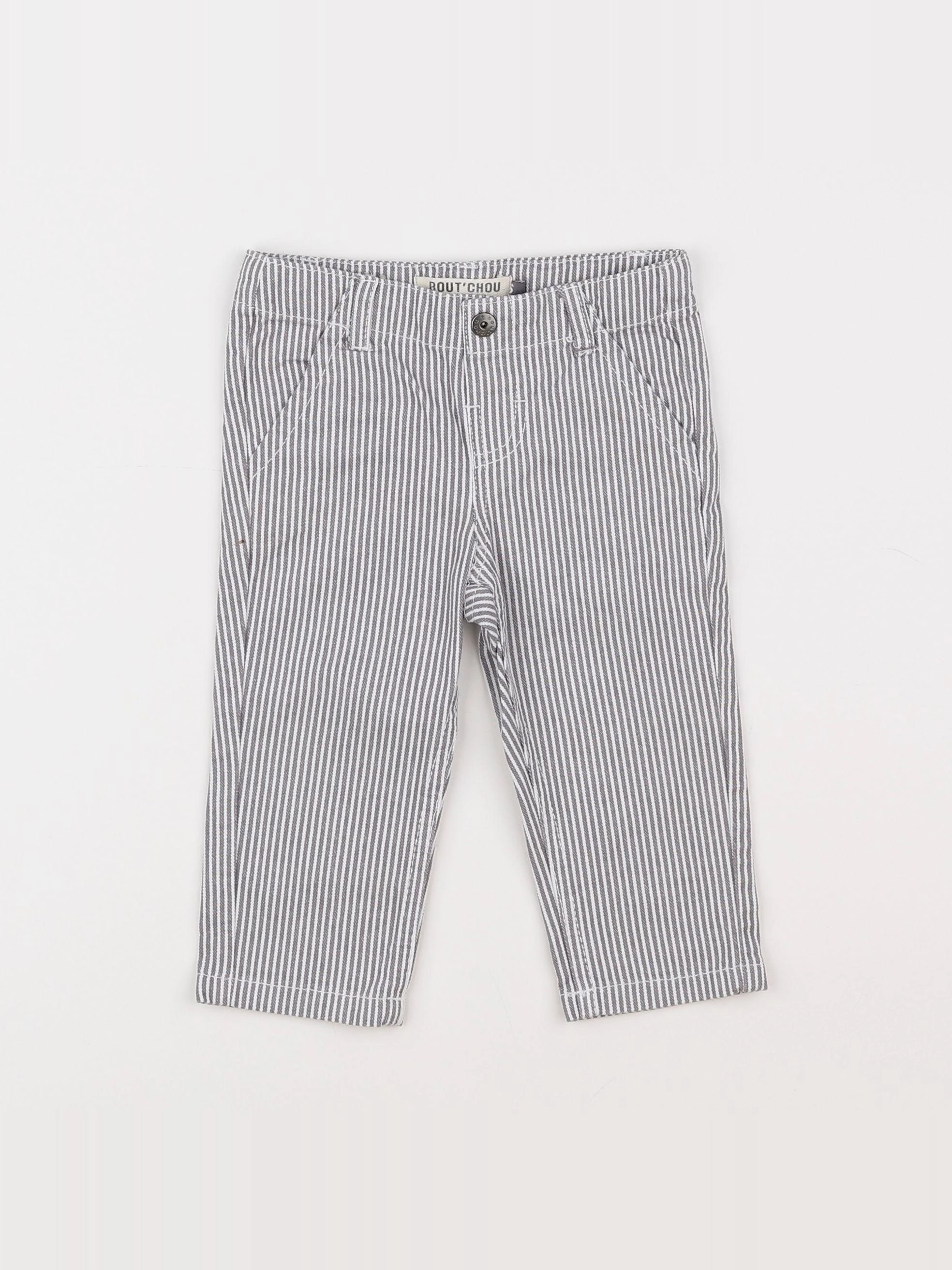 Boutchou - pantalon blanc - 6 mois