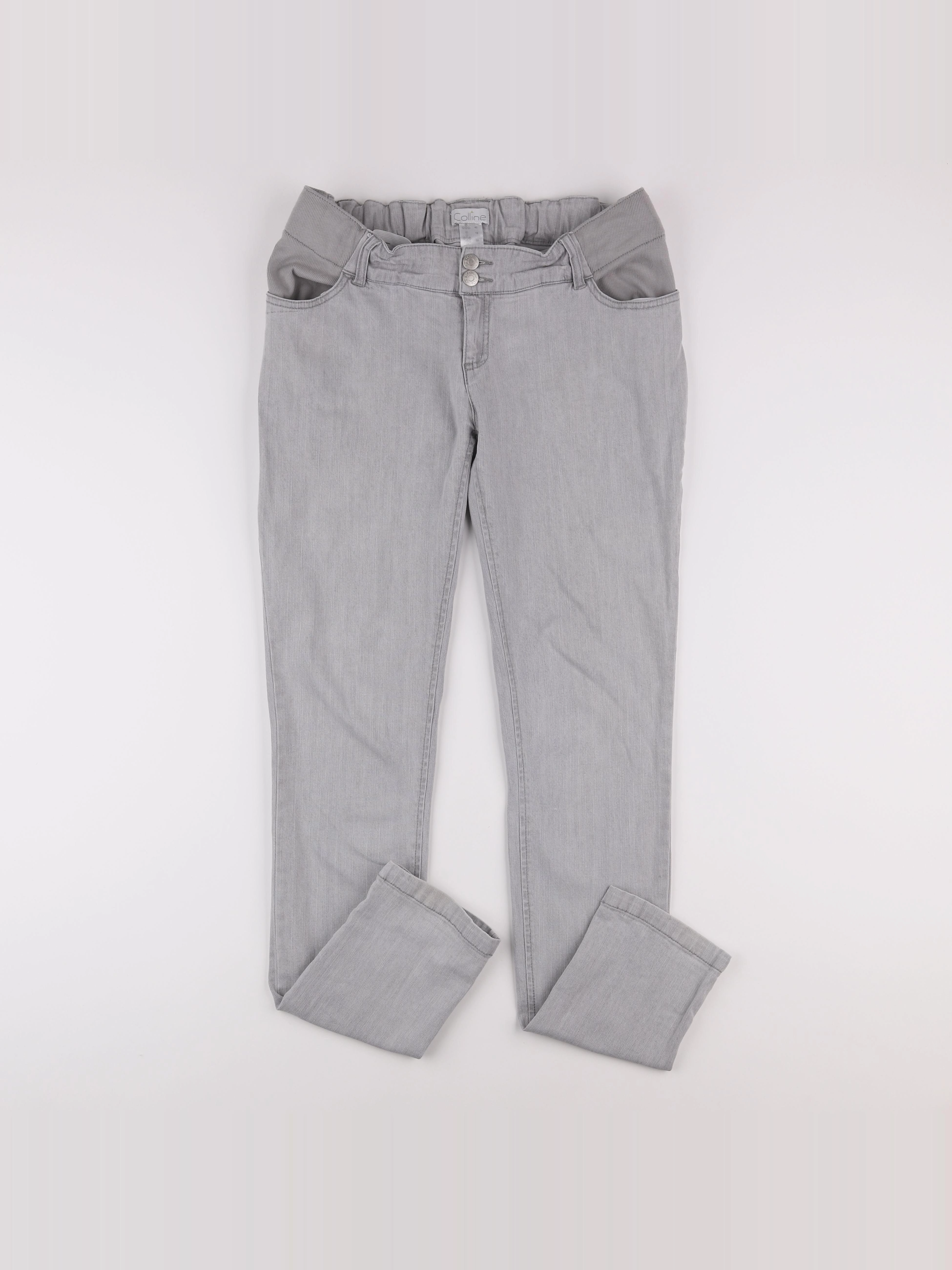 Vertbaudet - jean grossesse gris - 40