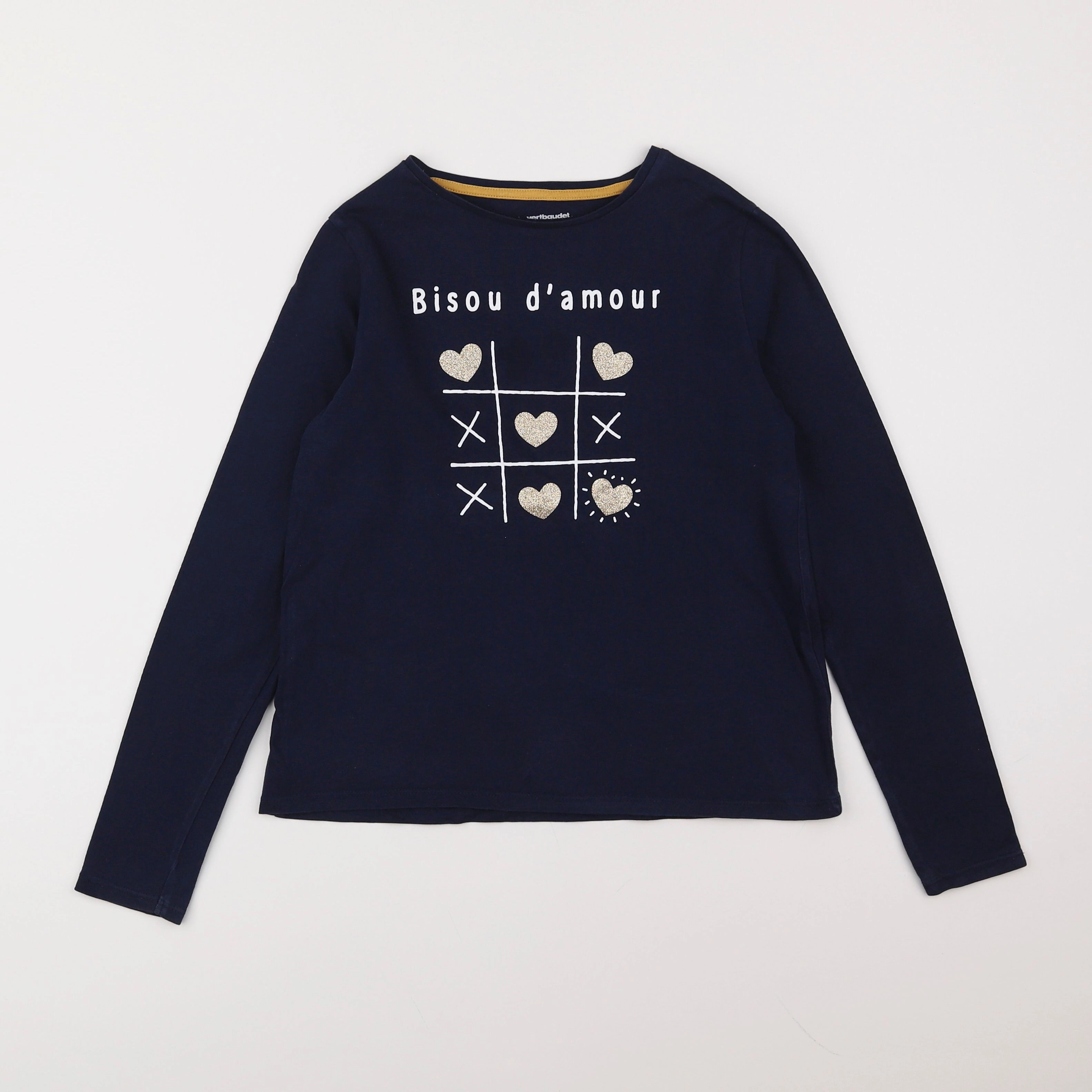 Vertbaudet - tee-shirt bleu - 10 ans