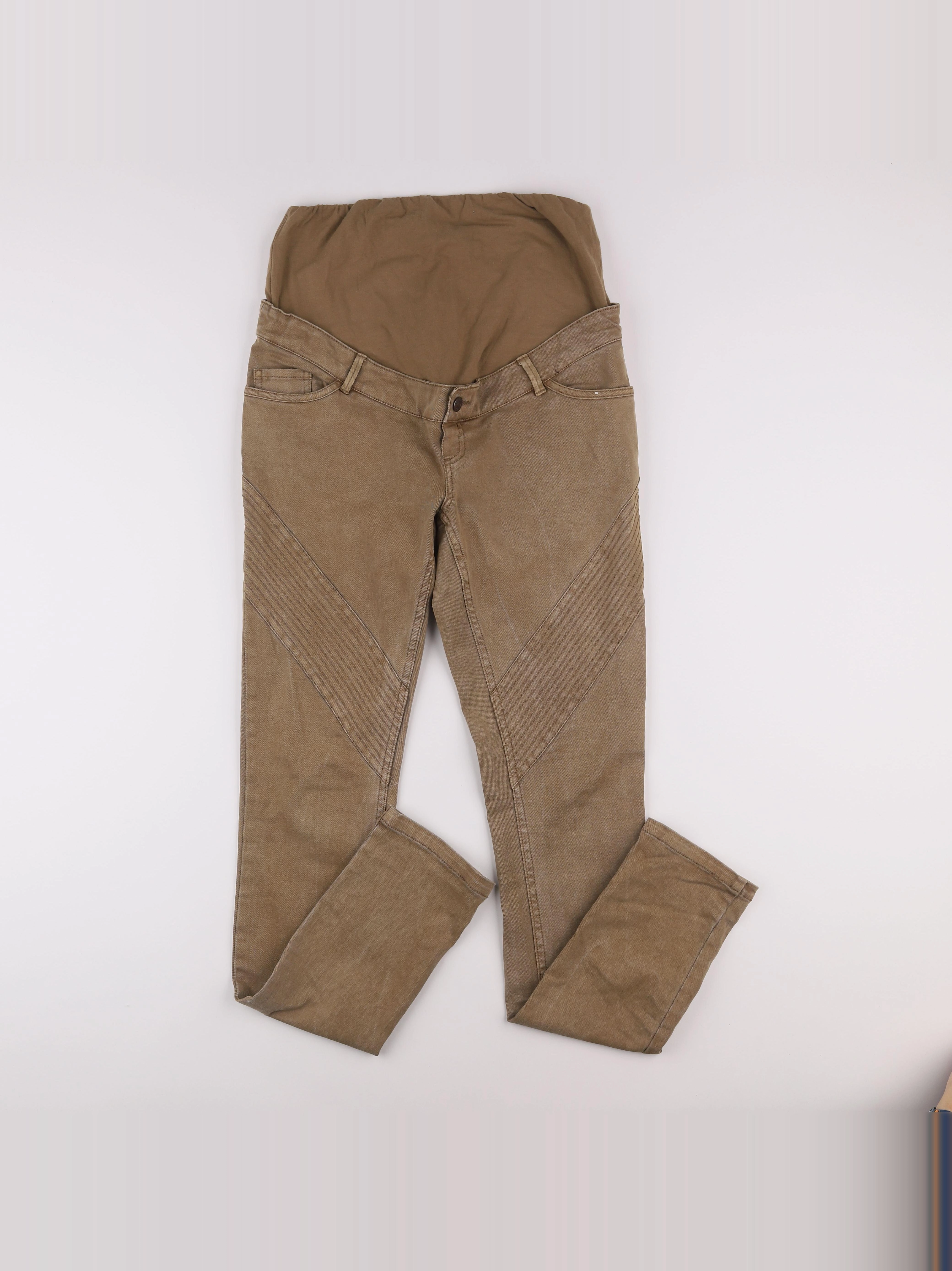 Vertbaudet - jean grossesse marron - 40