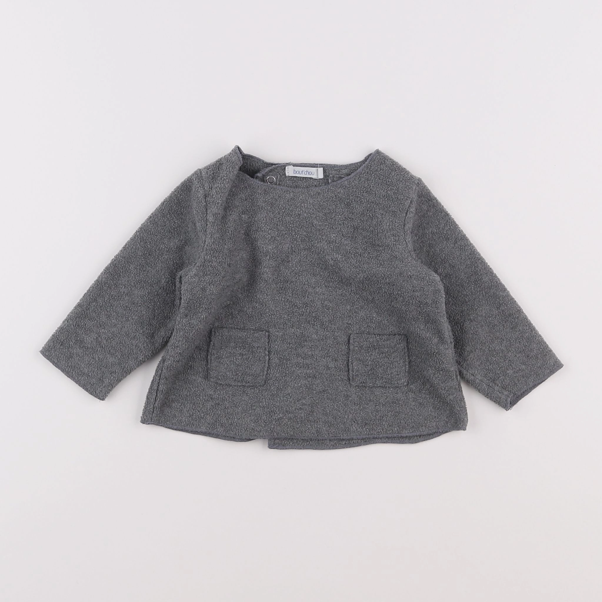 Boutchou - sweat gris - 6 mois