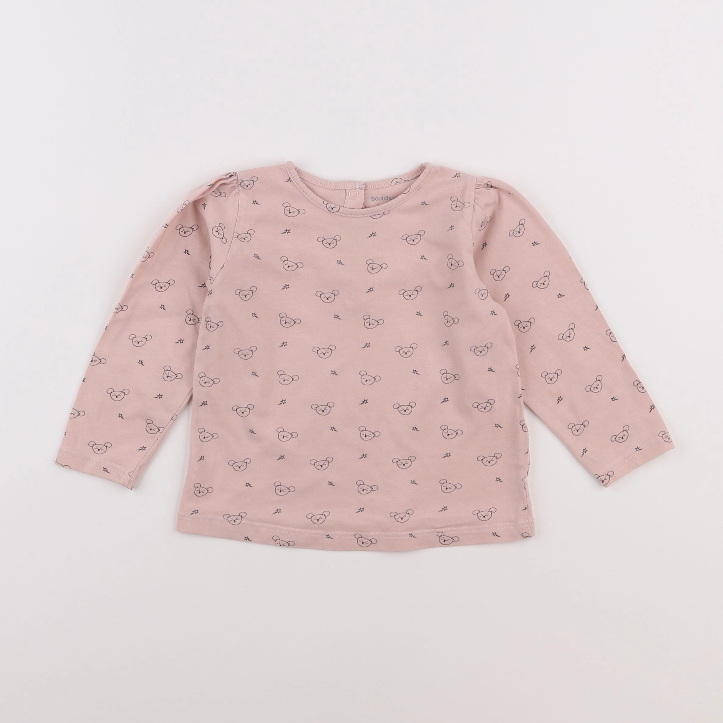 Boutchou - tee-shirt rose - 2 ans