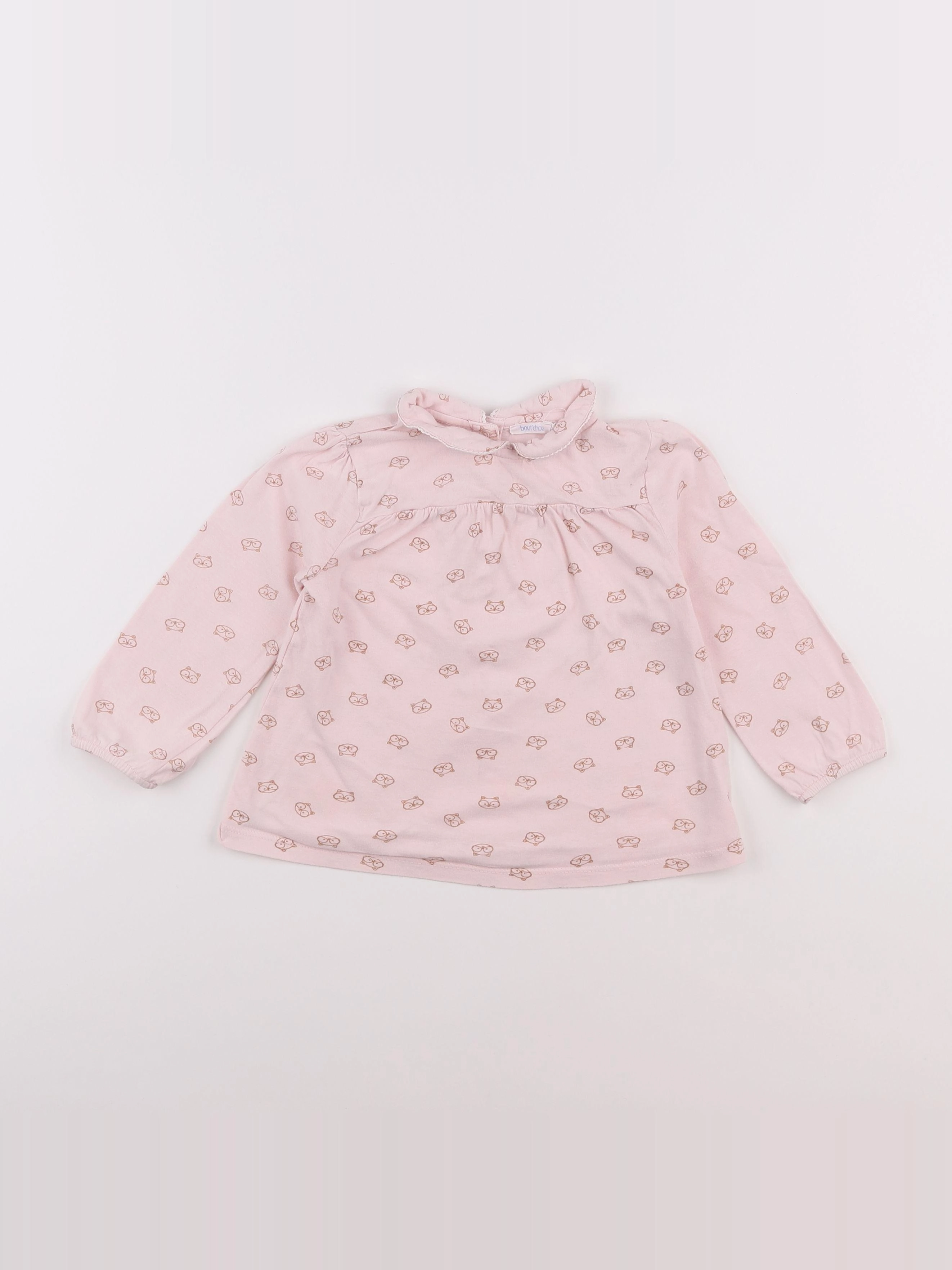 Boutchou - tee-shirt rose - 2 ans