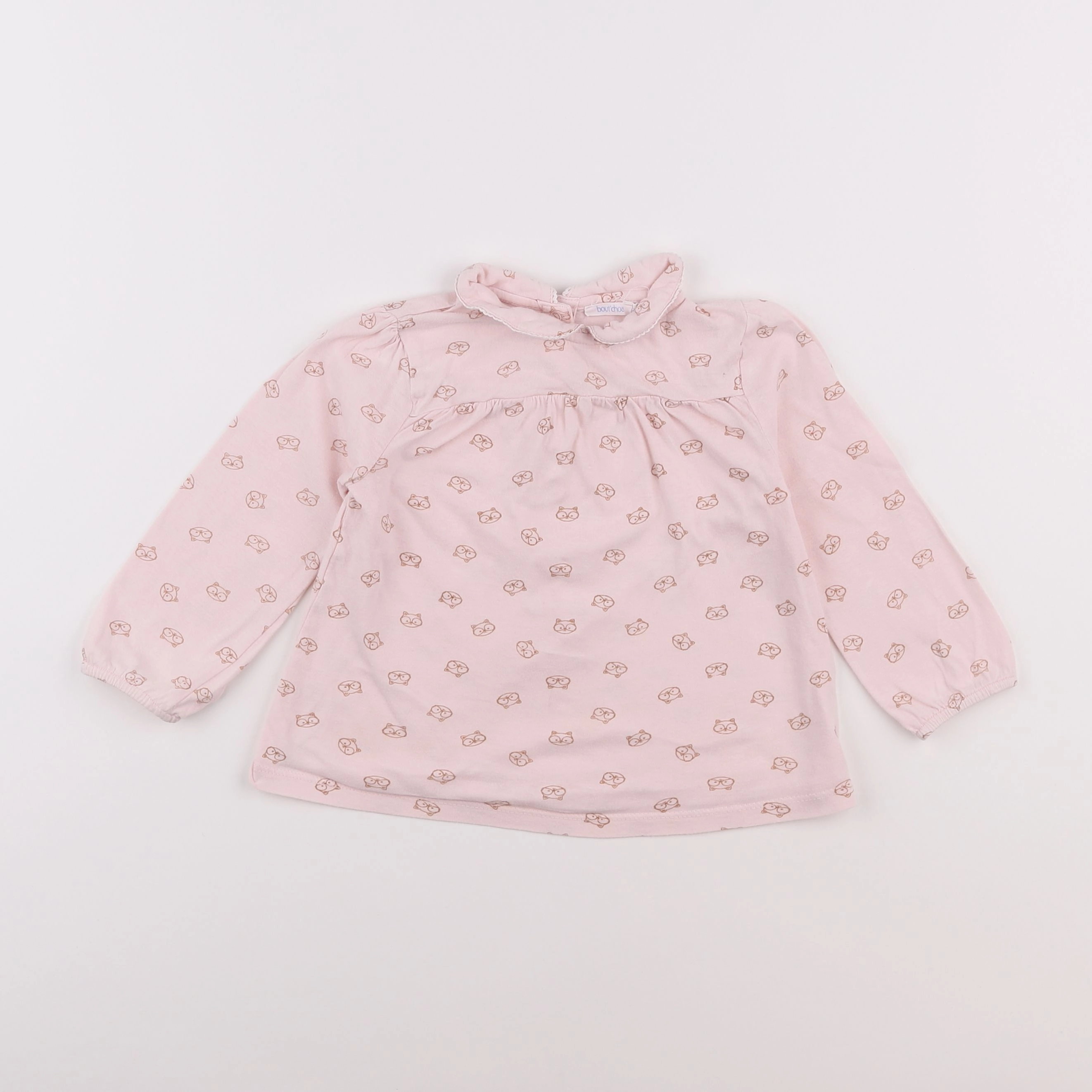 Boutchou - tee-shirt rose - 2 ans