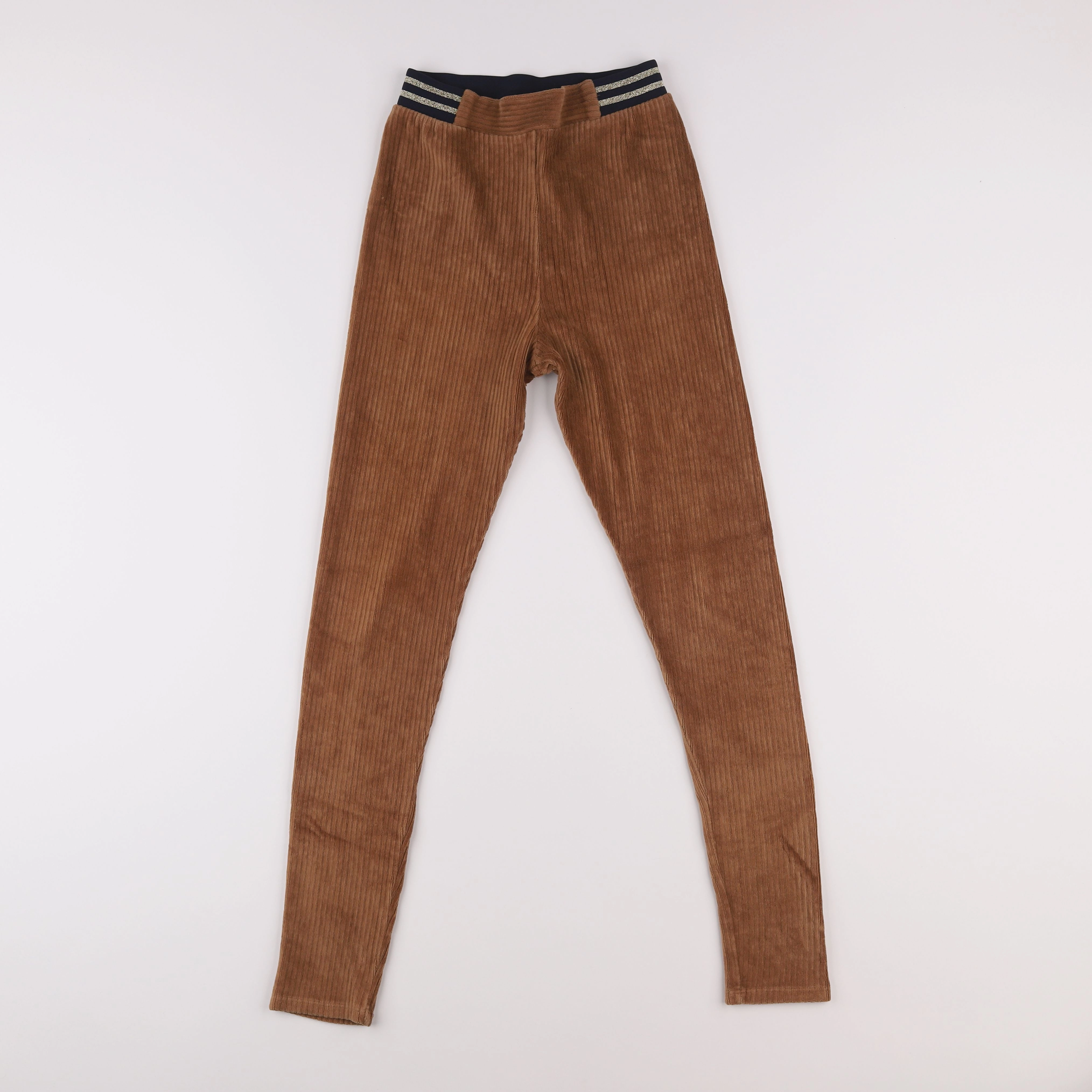 Vertbaudet - jegging marron - 12 ans