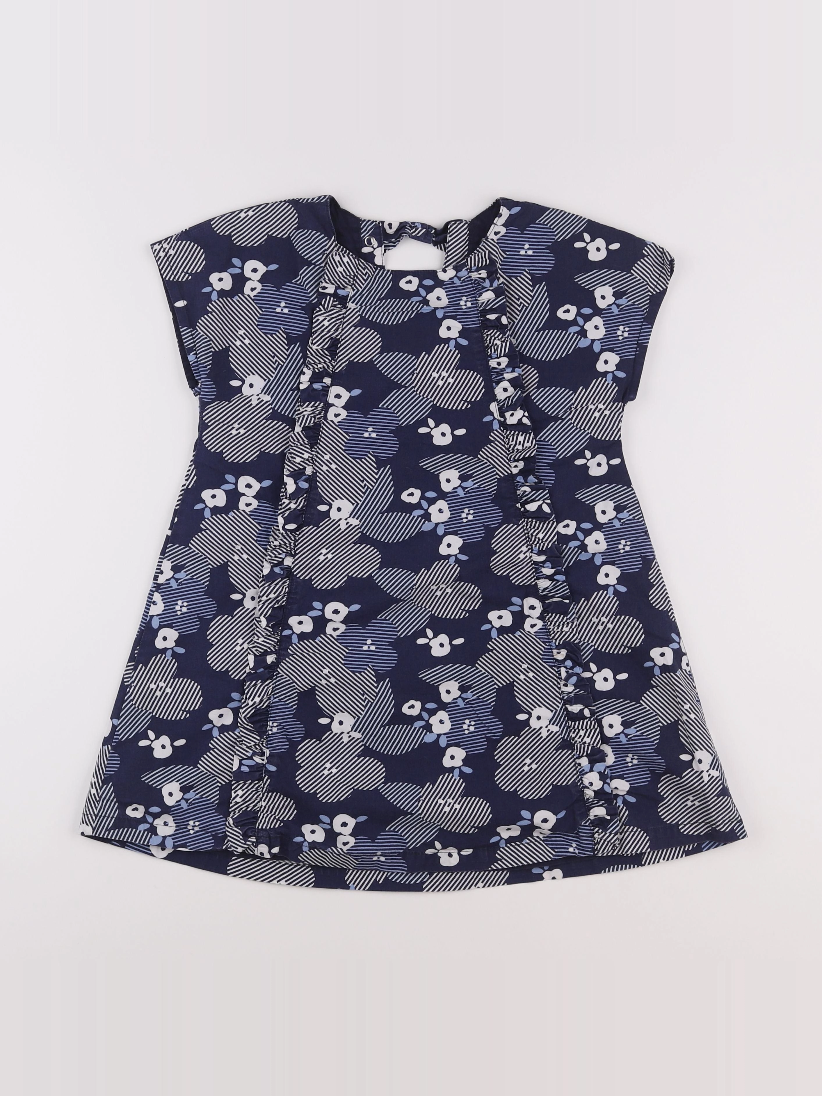 Vertbaudet - robe bleu - 8 ans