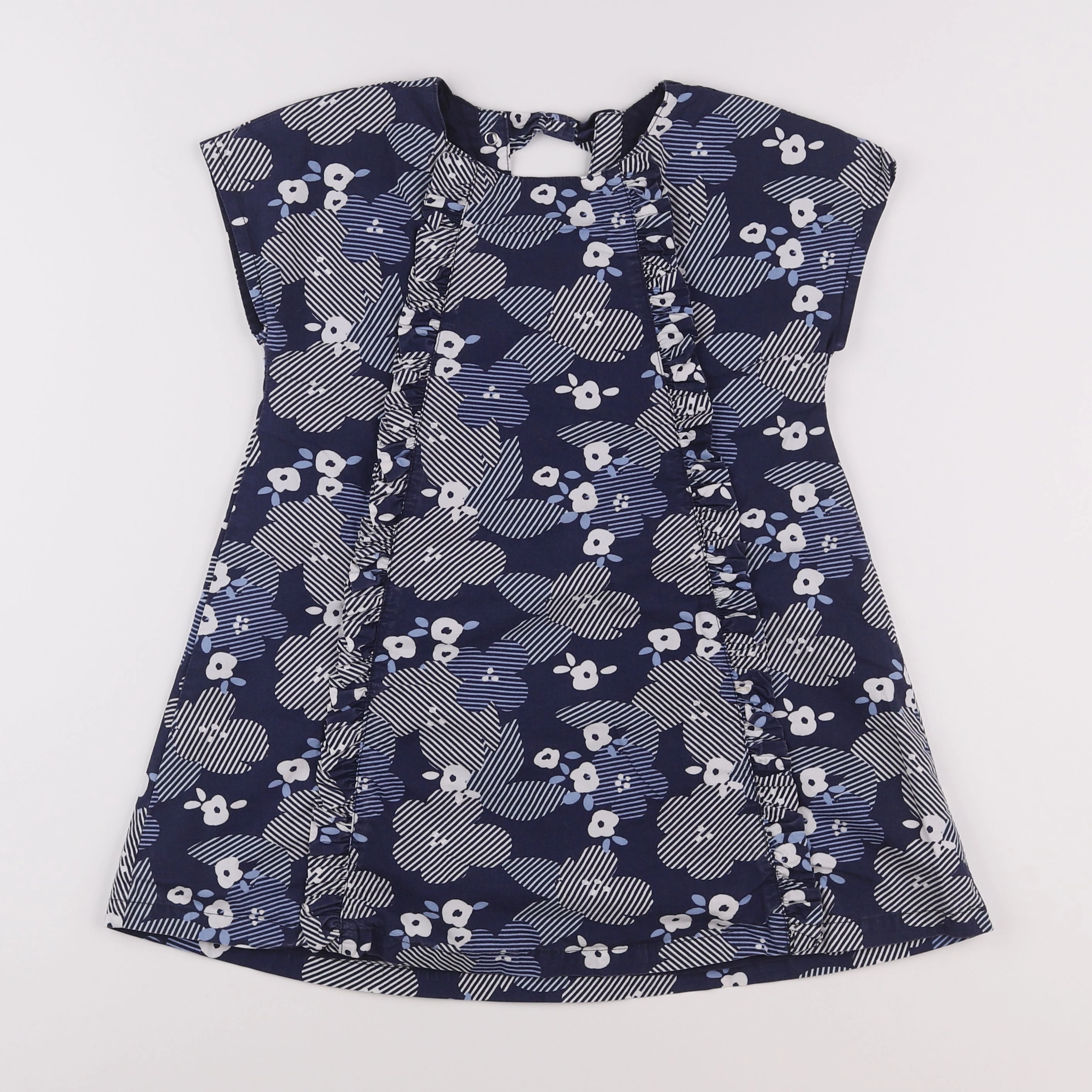 Vertbaudet - robe bleu - 8 ans